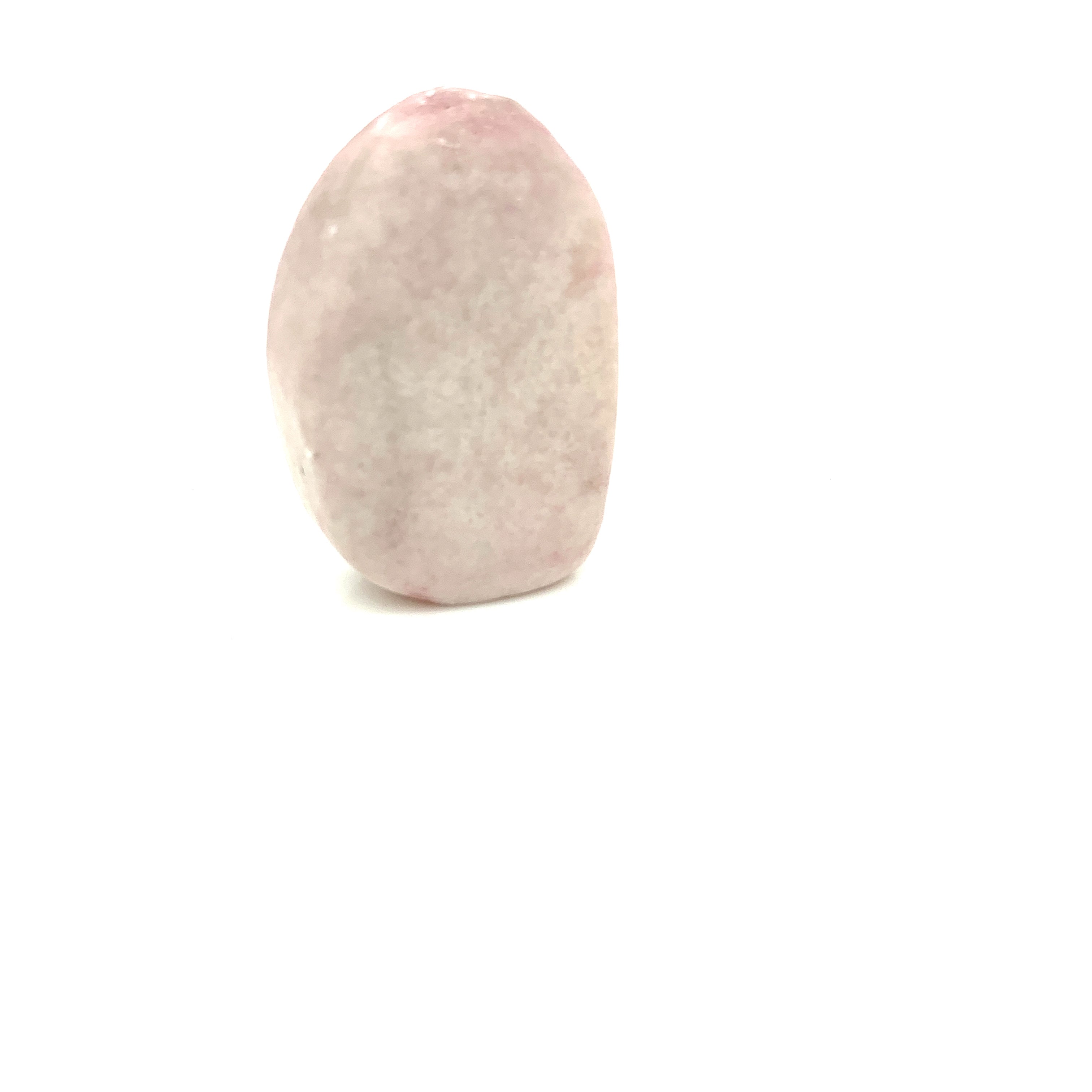 Peruvian Pink Opal Palm Stone Gemstone