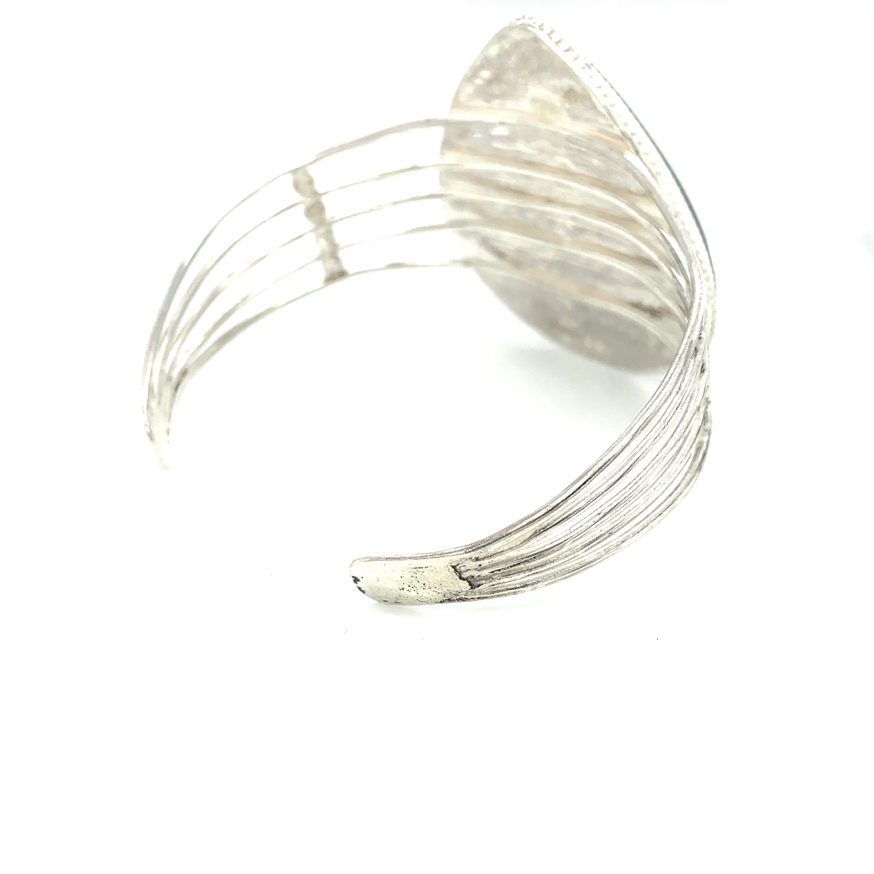 Labradorite gemstone Bangle , Sterling Silver bangle, size 7, Healing Stone jewelry