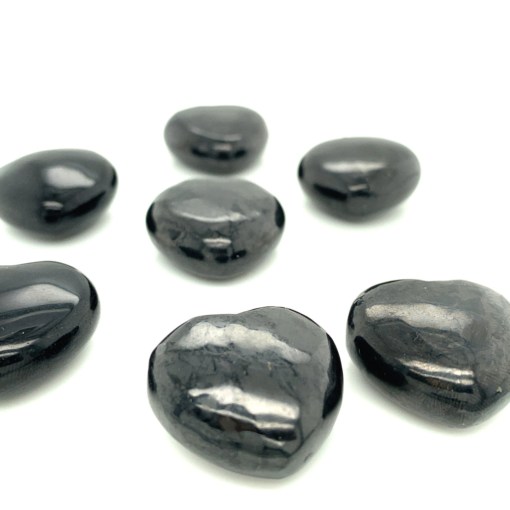 Shungite gemstone hearts