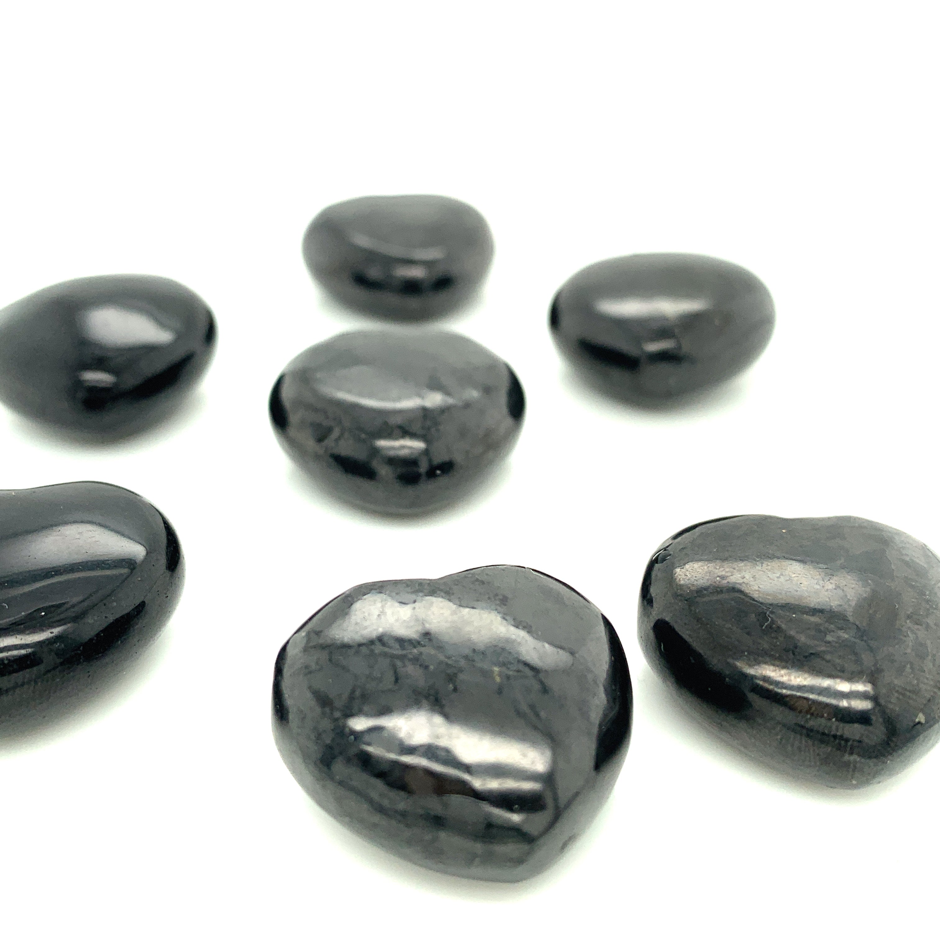 Shungite gemstone hearts