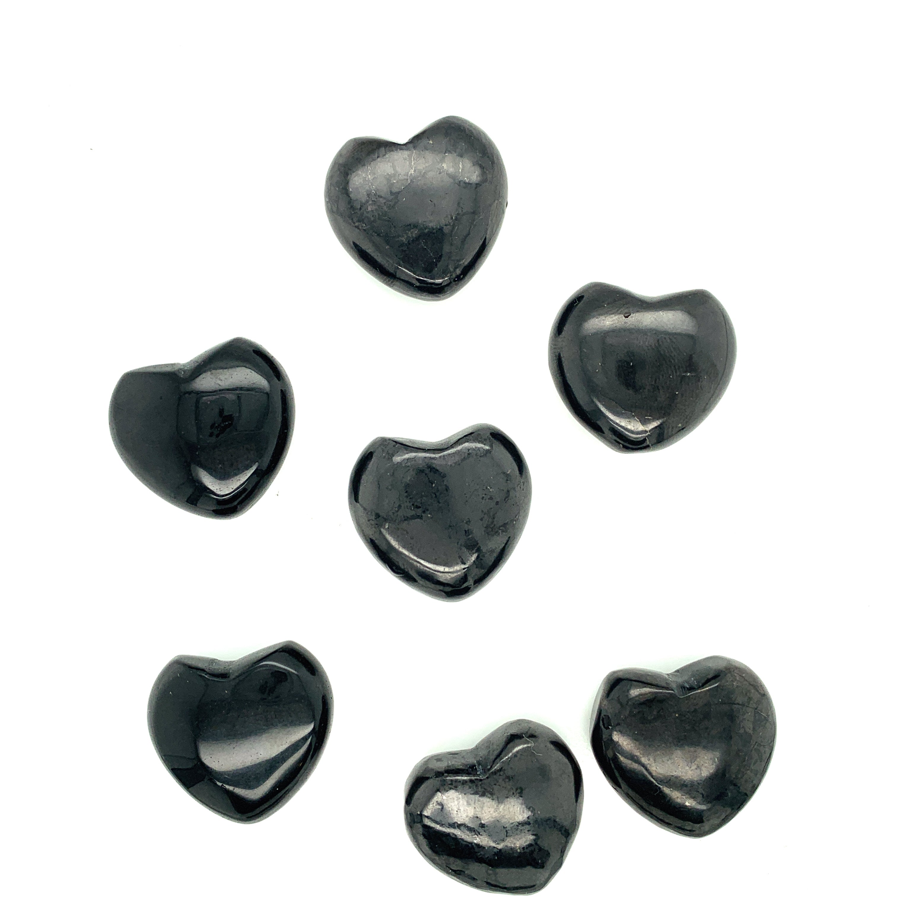 Shungite gemstone hearts