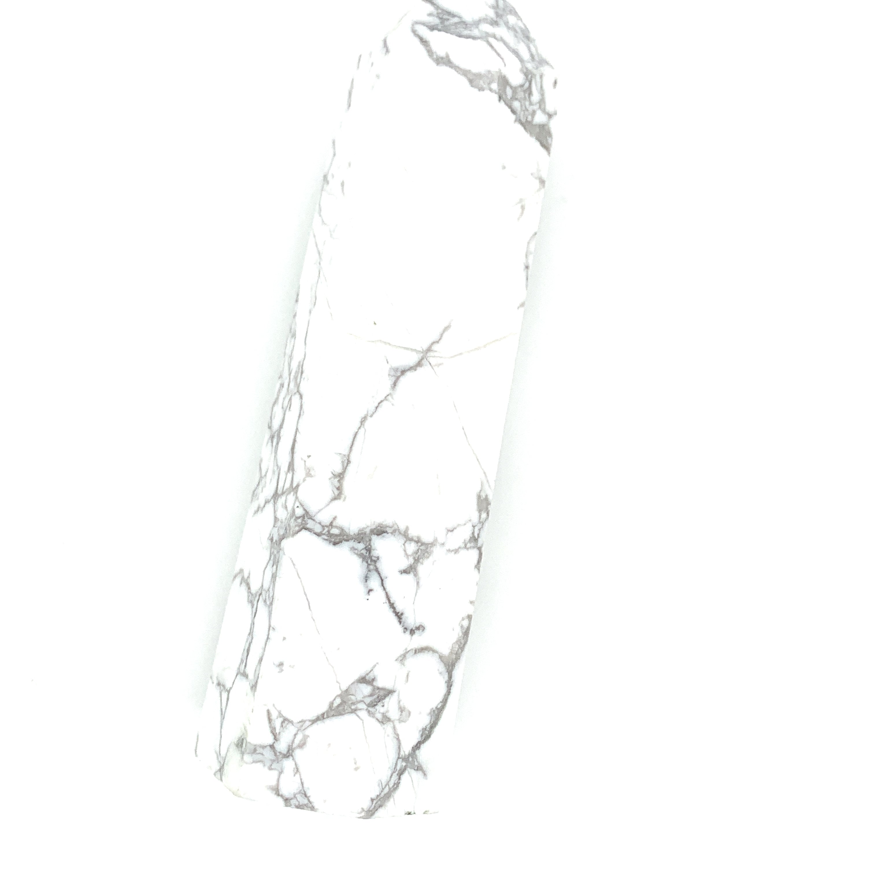 Howlite gemstone tower