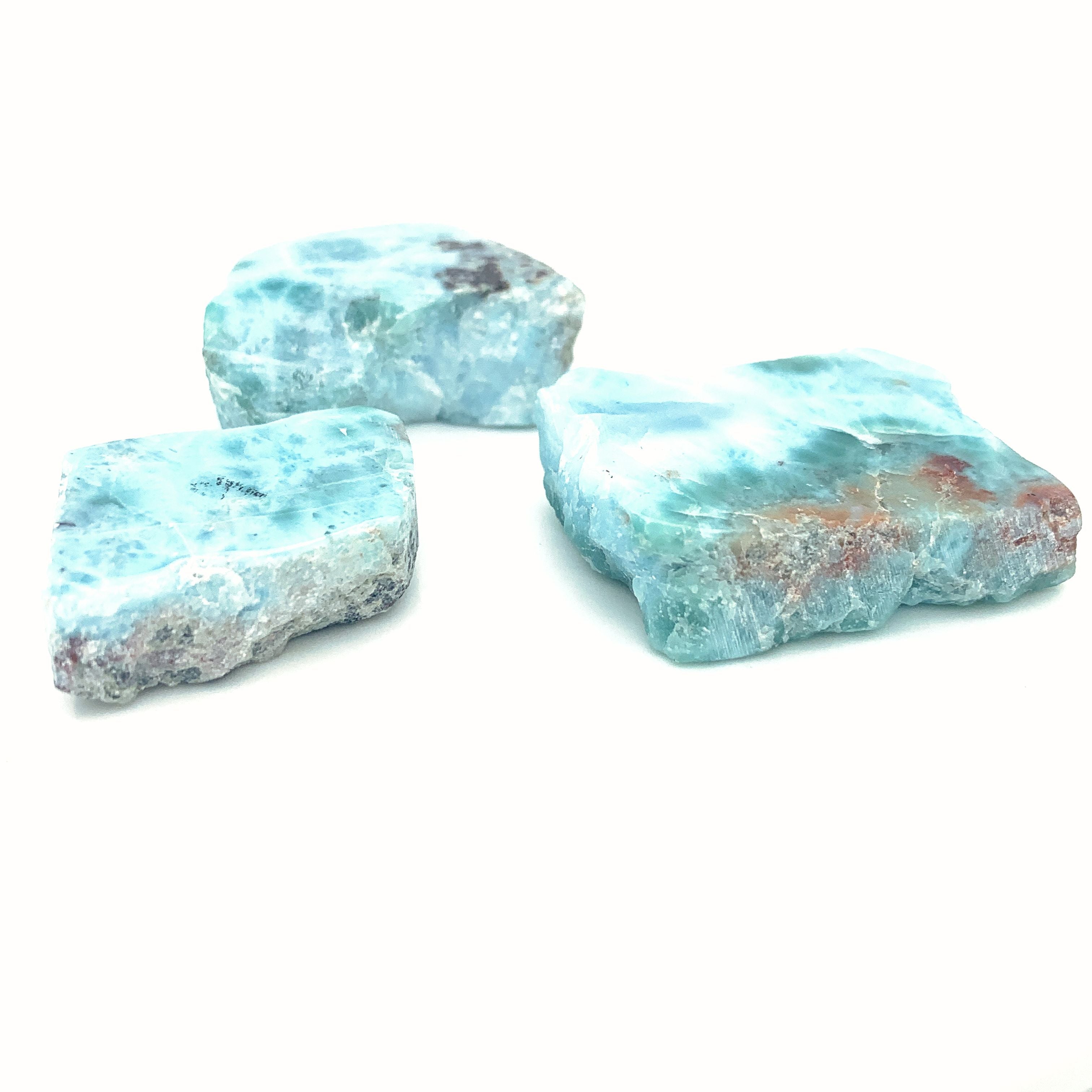Larimar Raw  gemstone Slab