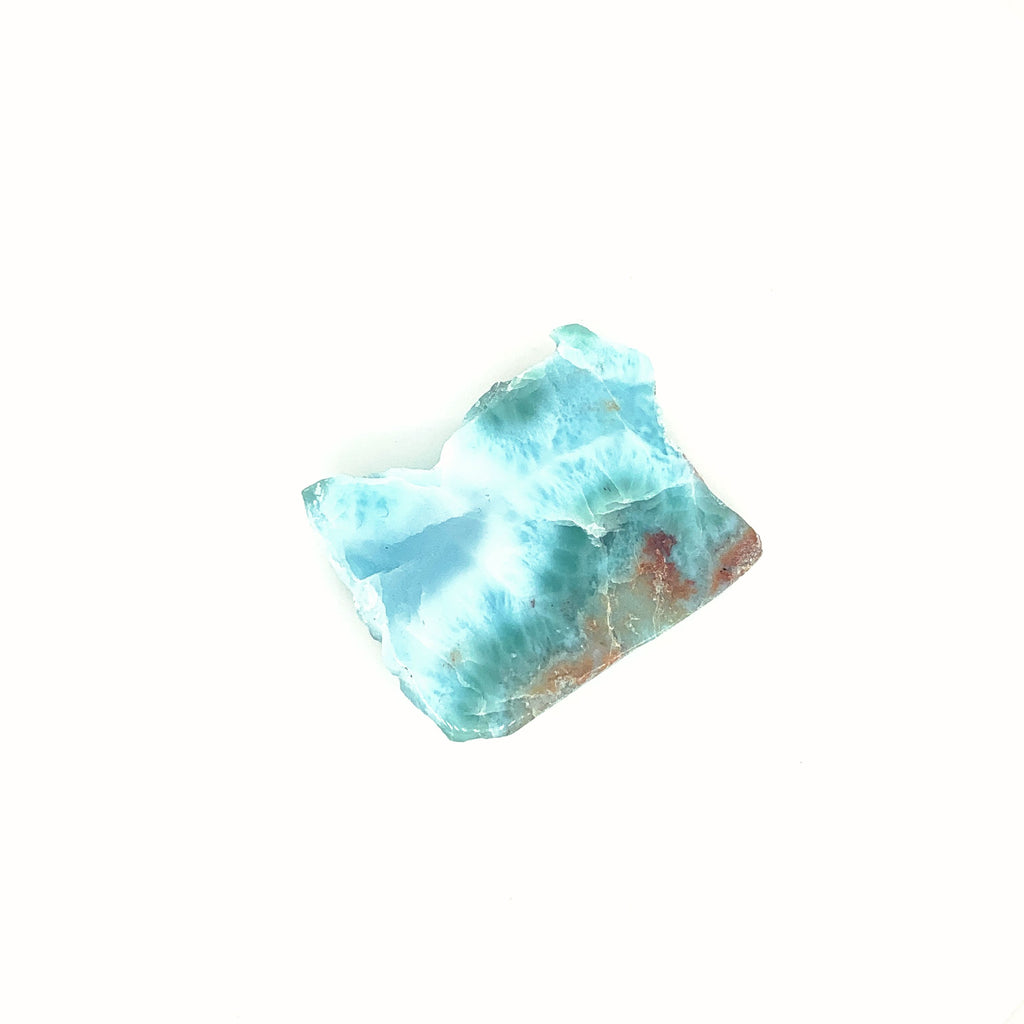 Larimar Raw  gemstone Slab
