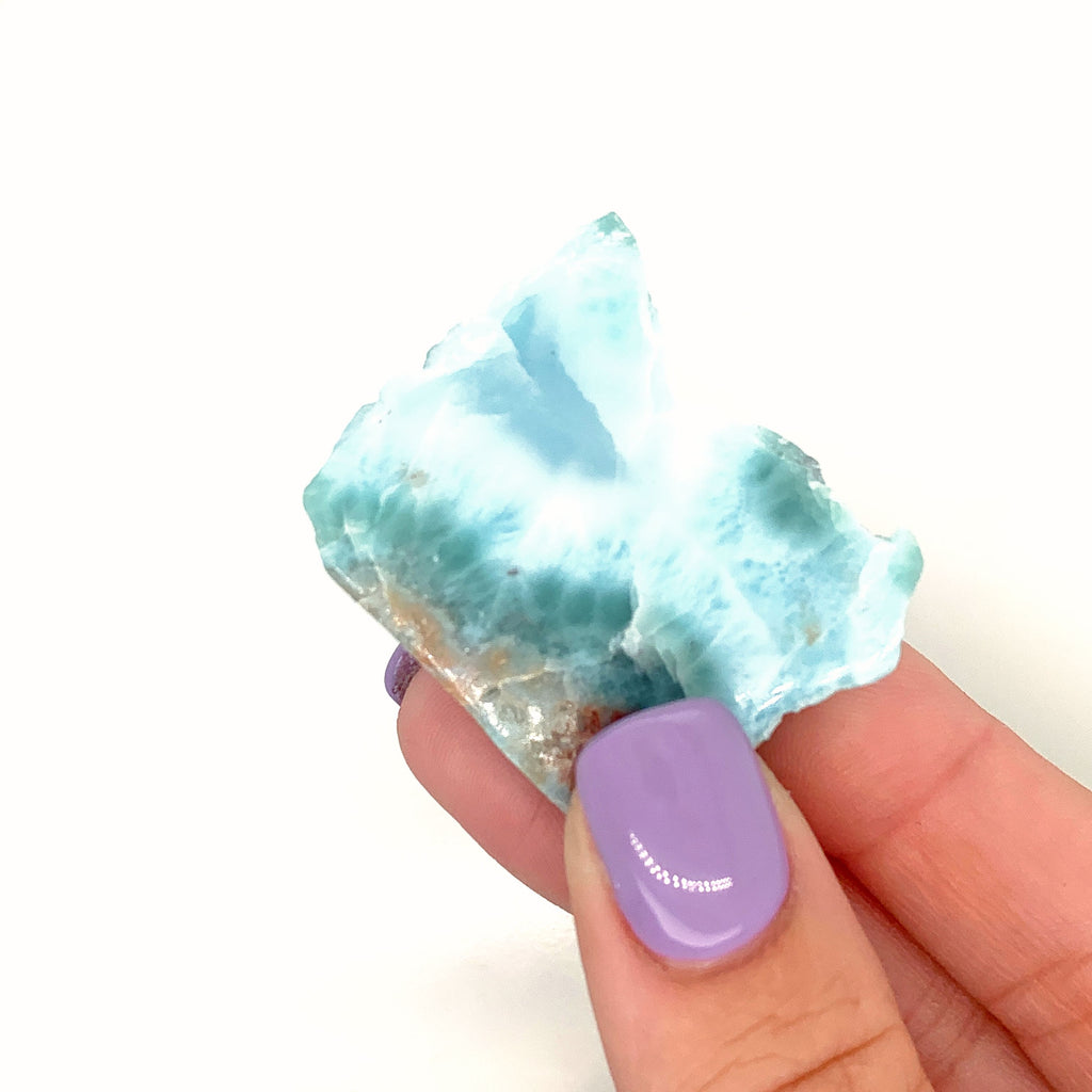 Larimar Raw  gemstone Slab