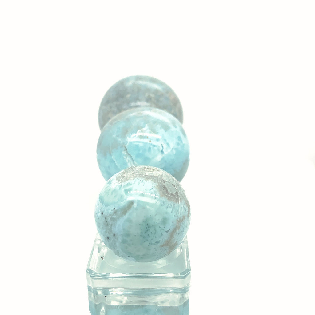 Larimar Gemstone Spheres