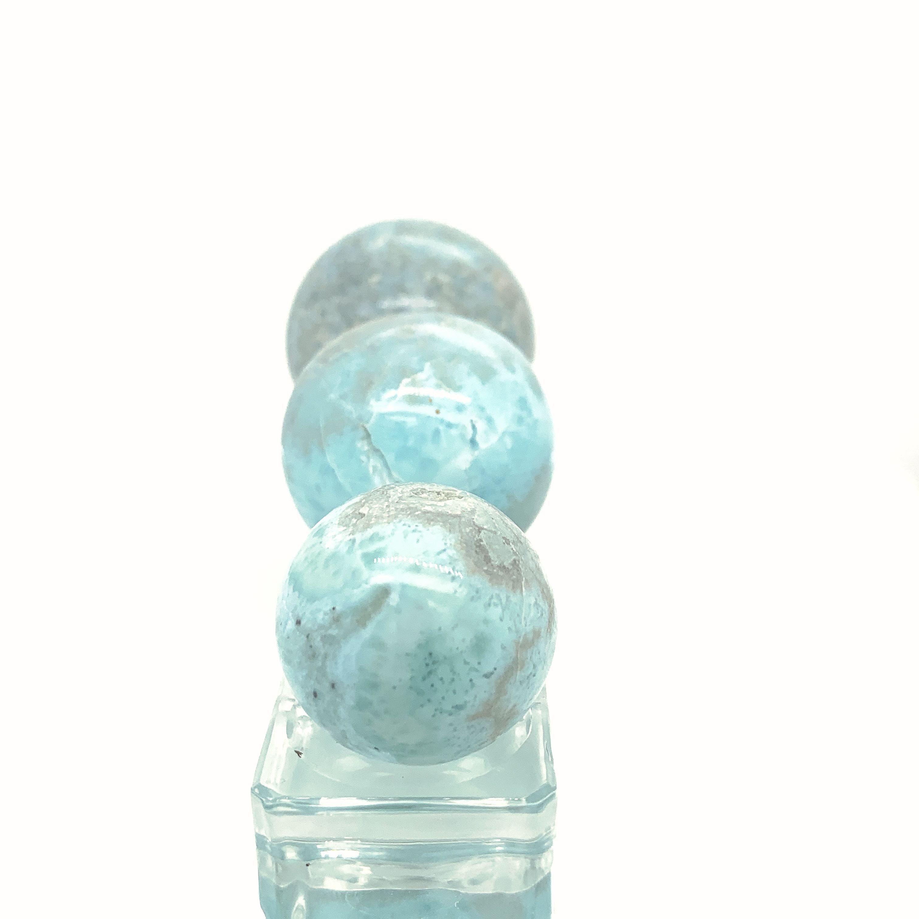 Larimar Gemstone Spheres