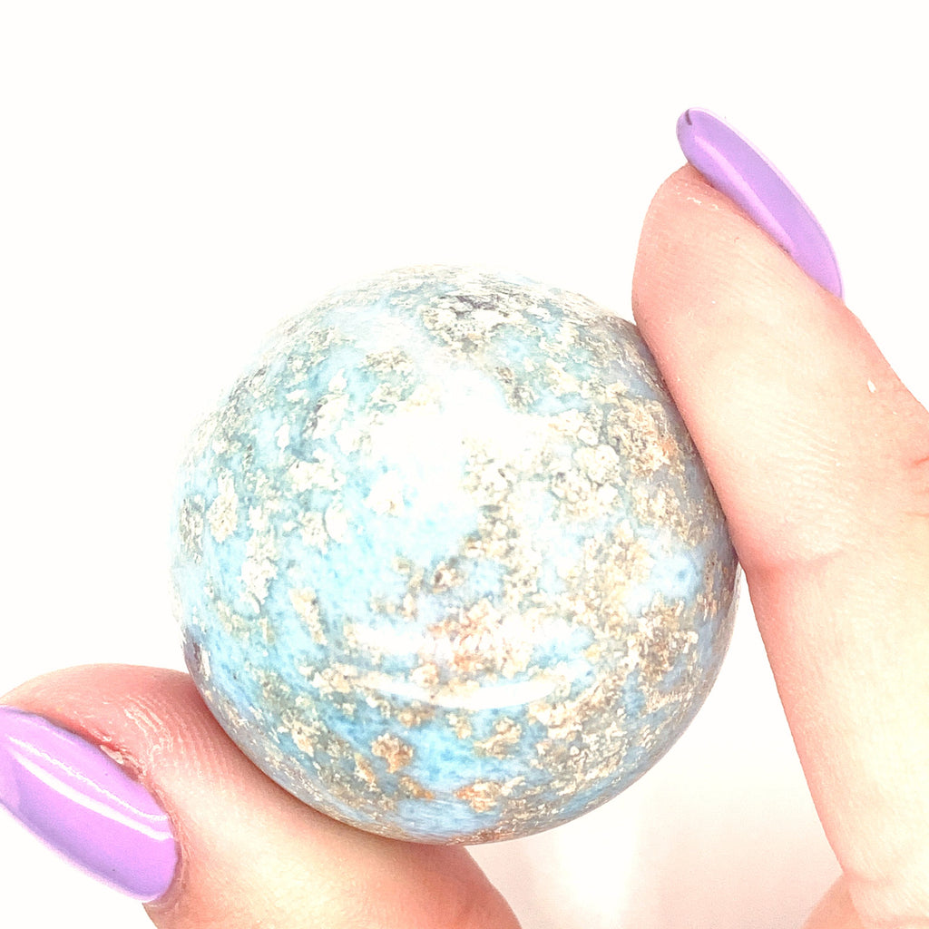 Larimar Gemstone Spheres