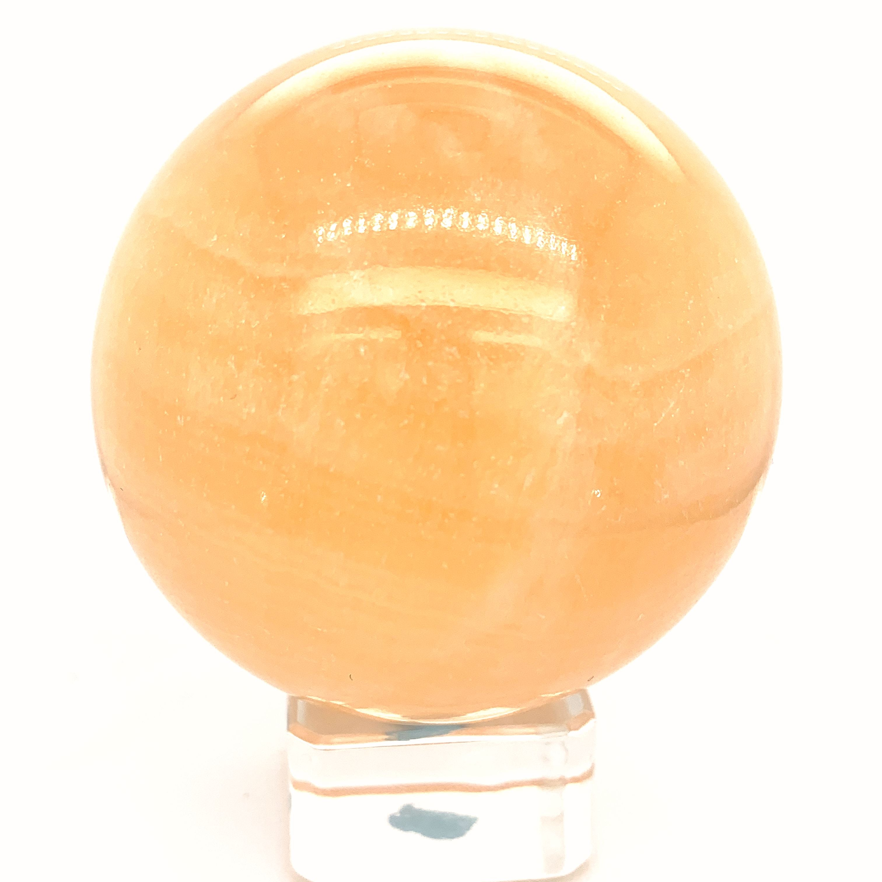 Orange Calcite Gemstone Sphere