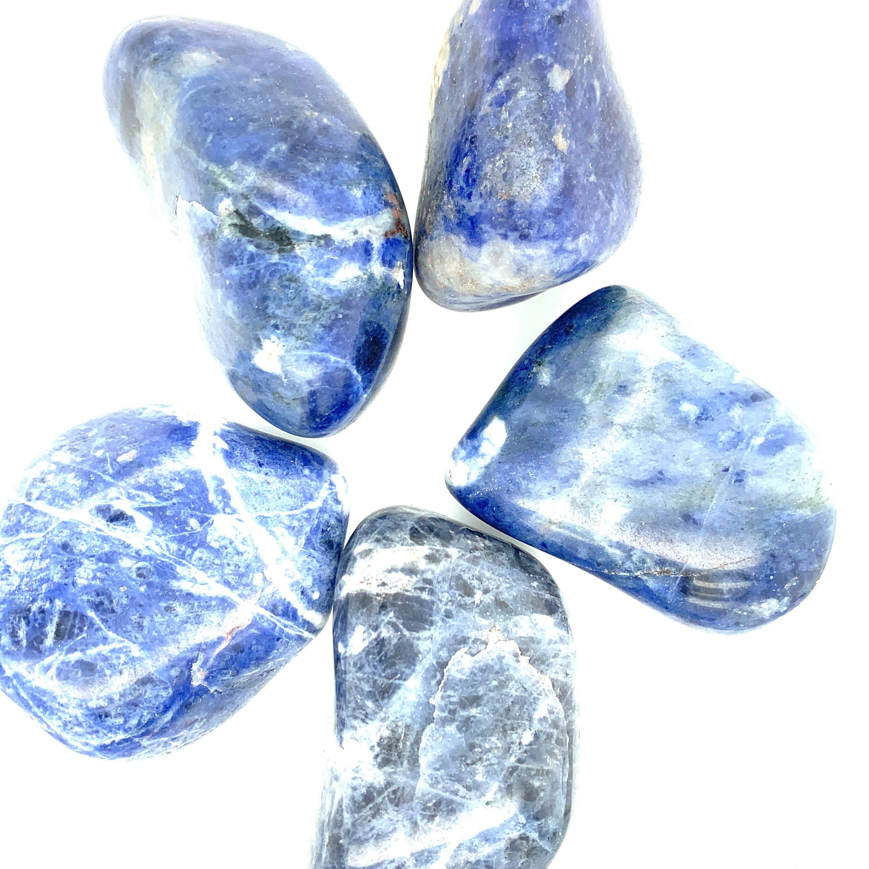 Sodalite  gemstone palm stones