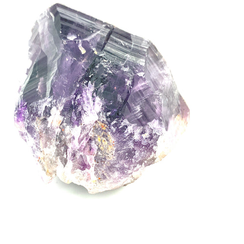 Amethyst Root  with Calcite Cap Gemstone Crystal, Collector piece