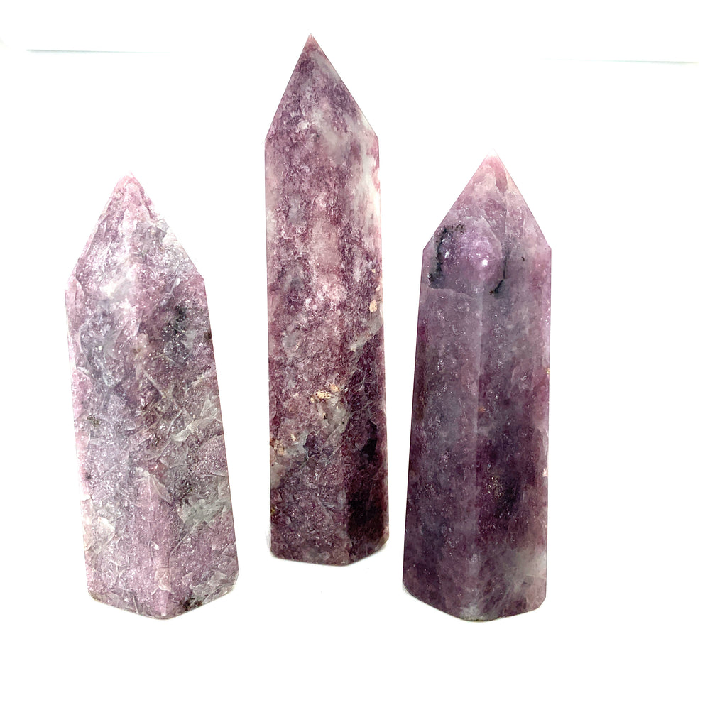 Lepidolite Gemstone Tower