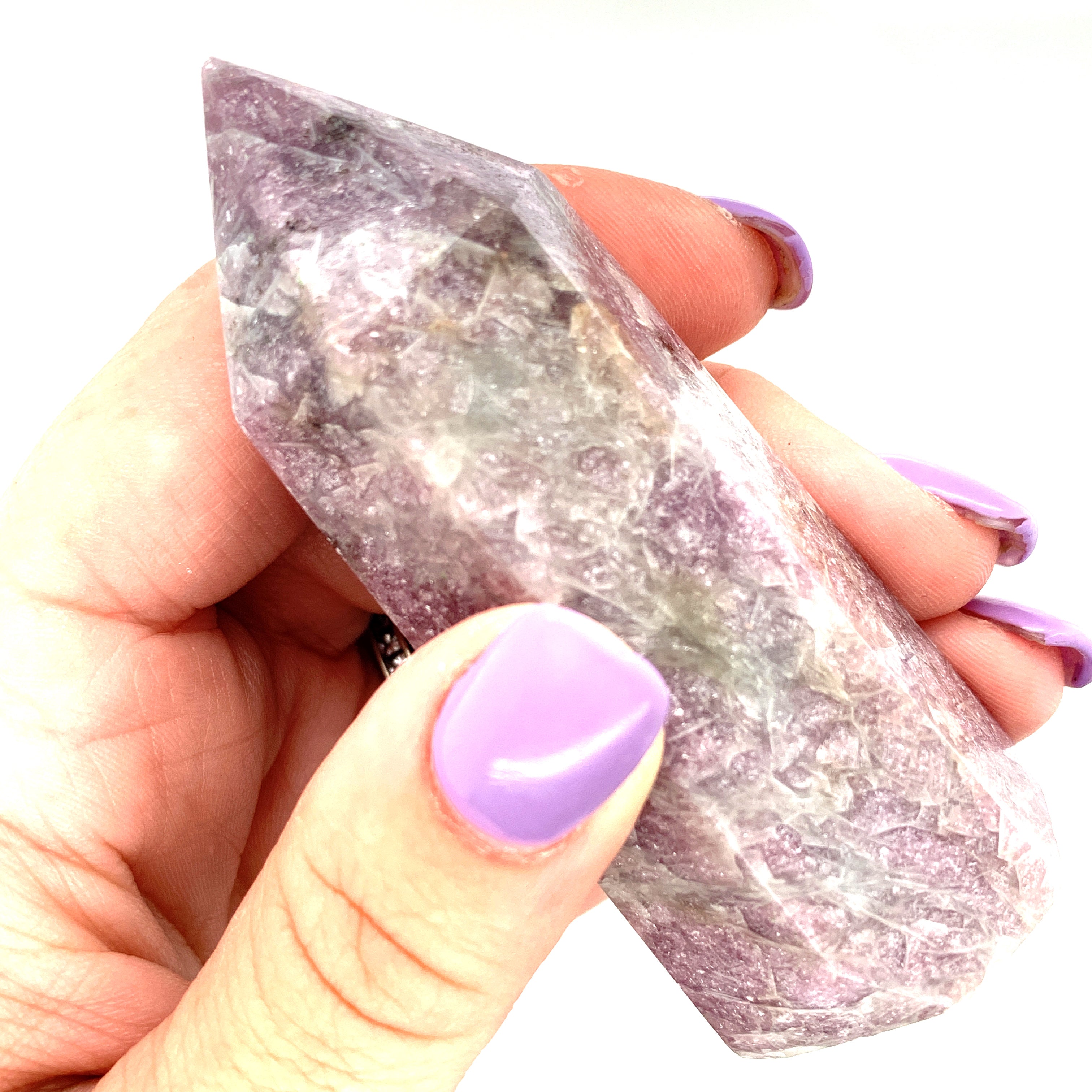 Lepidolite Gemstone Tower