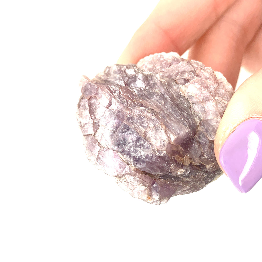 Lepidolite Book Raw Gemstone