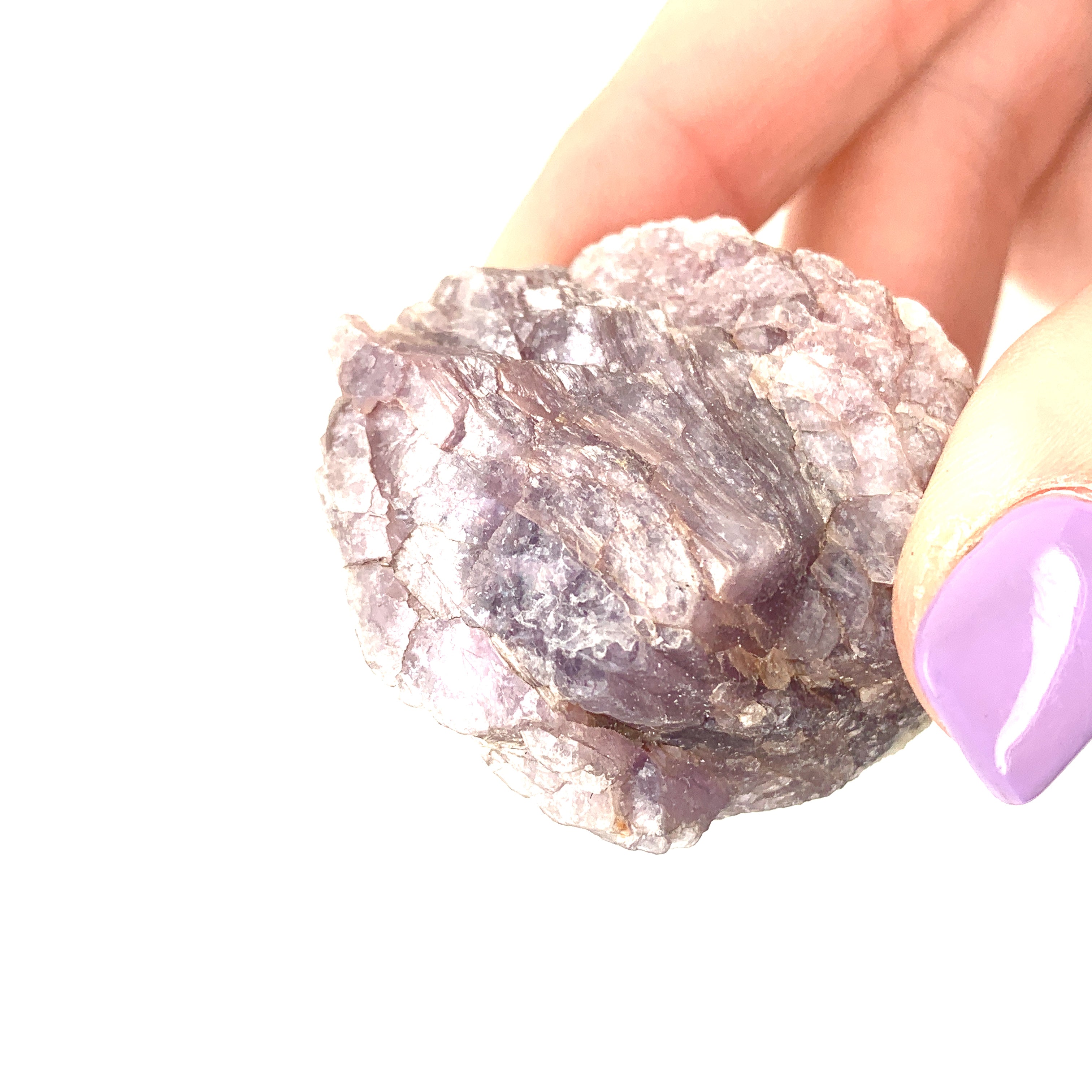 Lepidolite Book Raw Gemstone