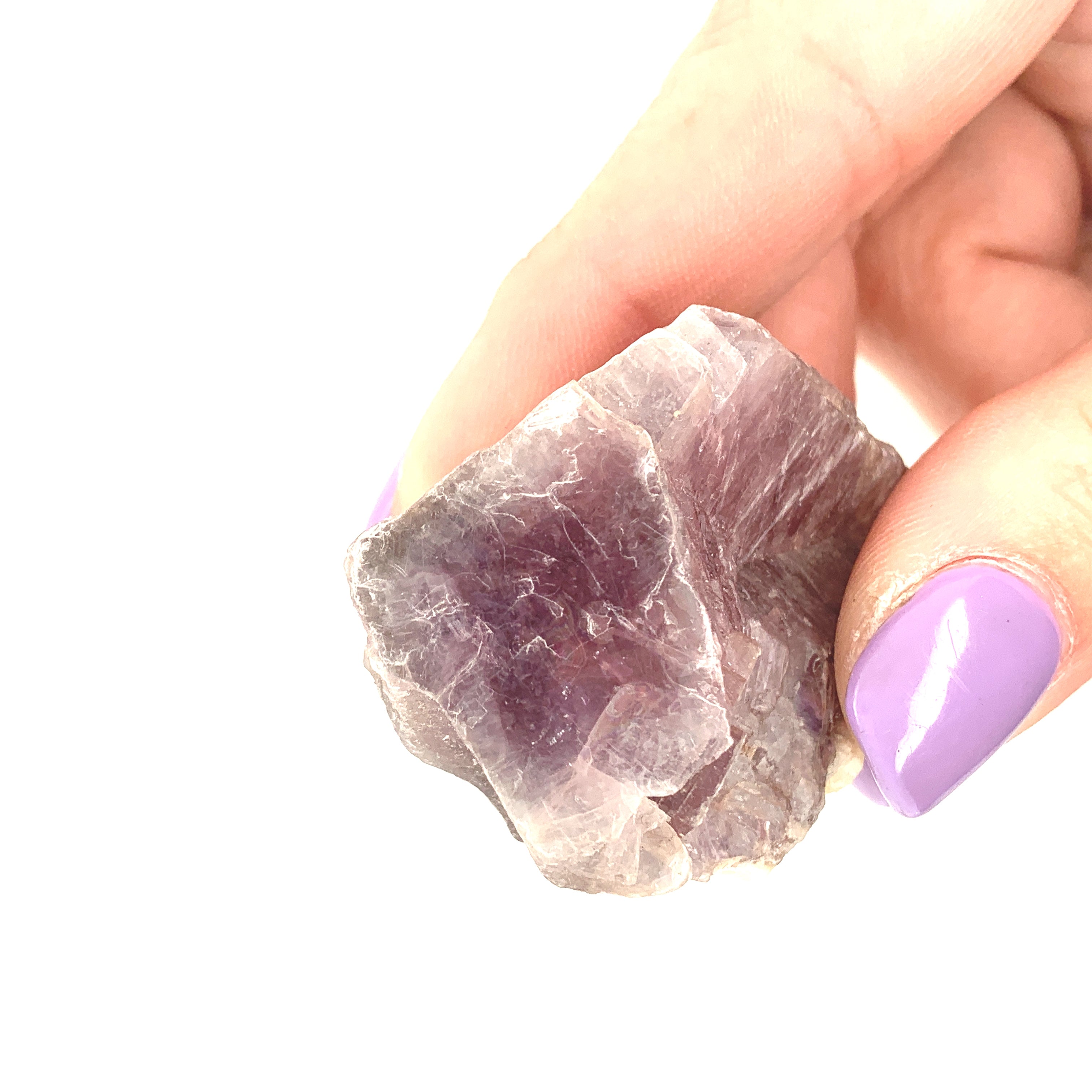 Lepidolite Book Raw Gemstone