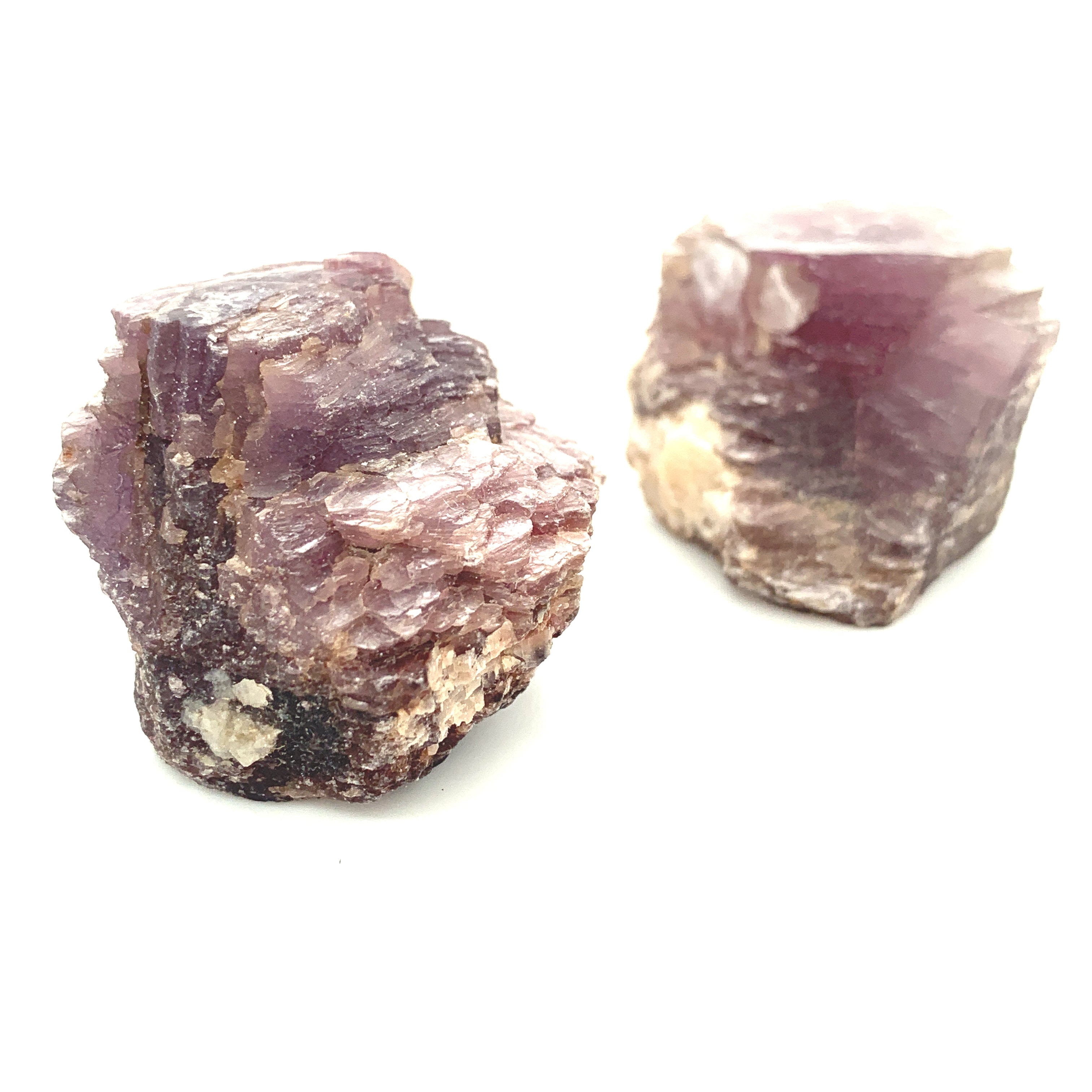 Lepidolite Book Raw Gemstone