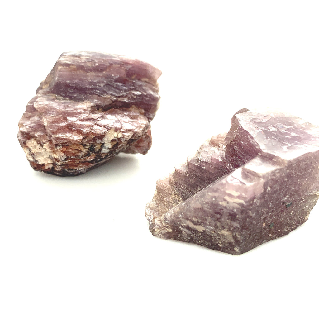 Lepidolite Book Raw Gemstone