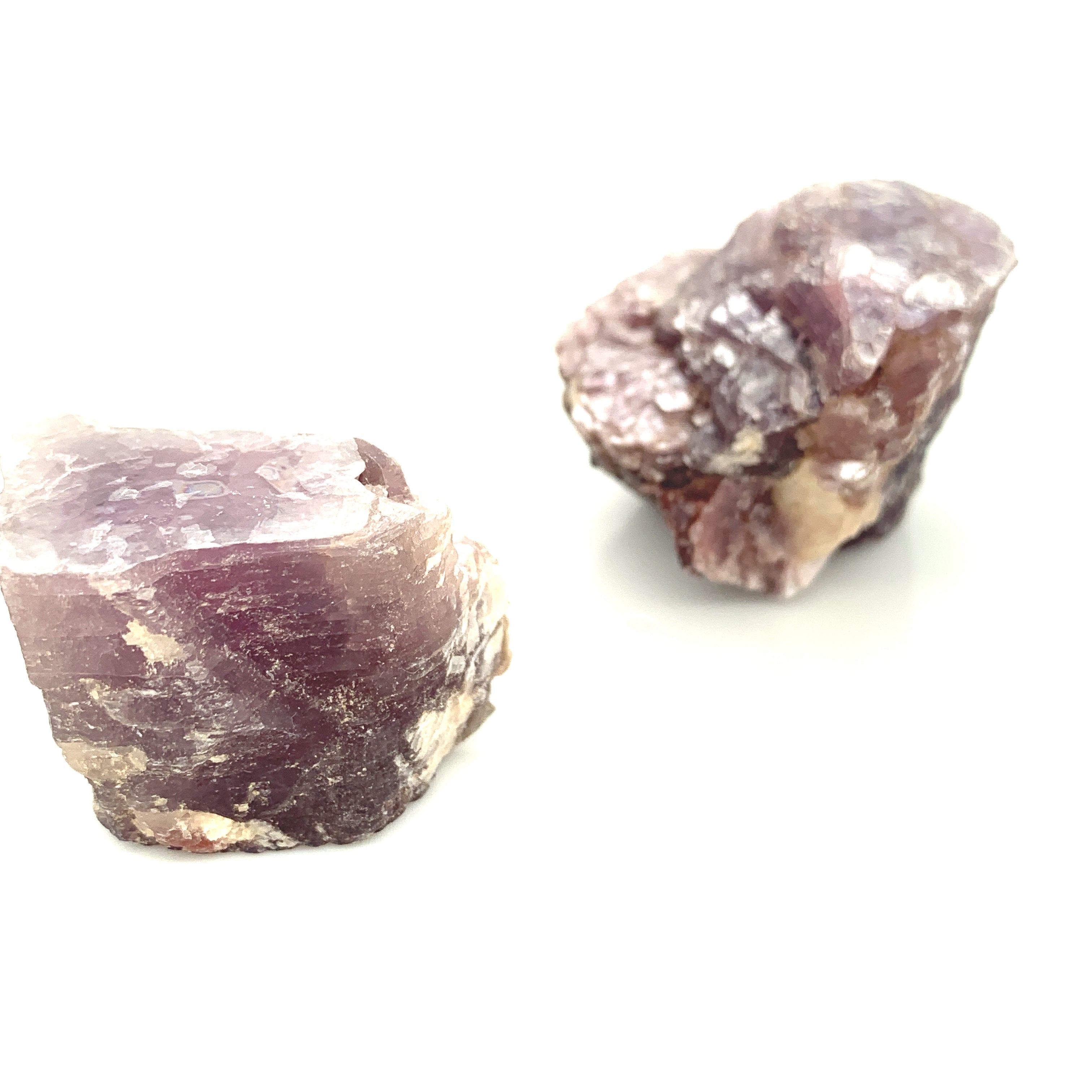 Lepidolite Book Raw Gemstone