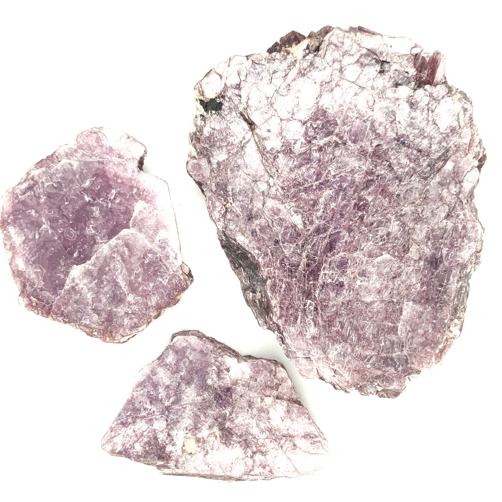 Lepidolite Book Raw Gemstone