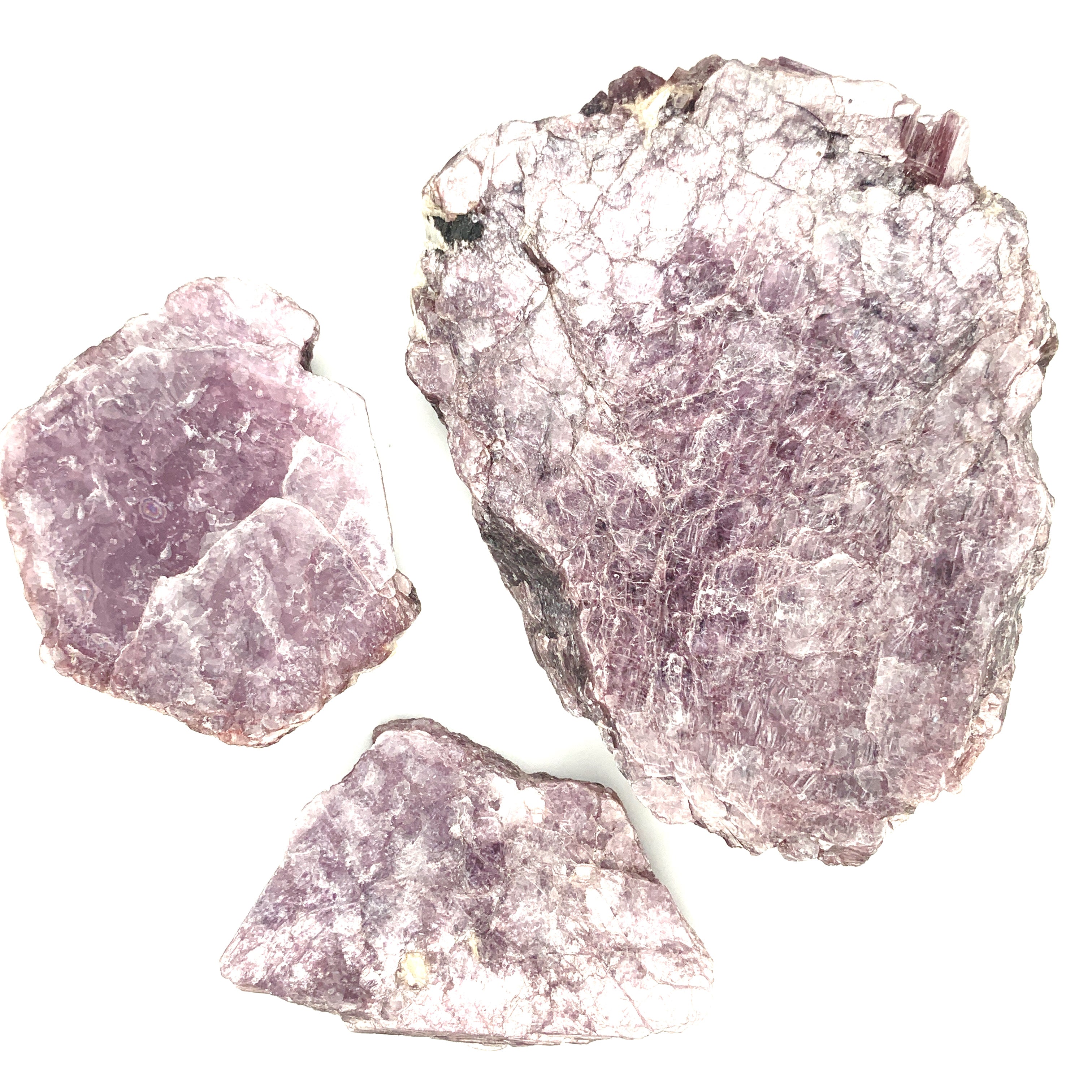 Lepidolite Book Raw Gemstone