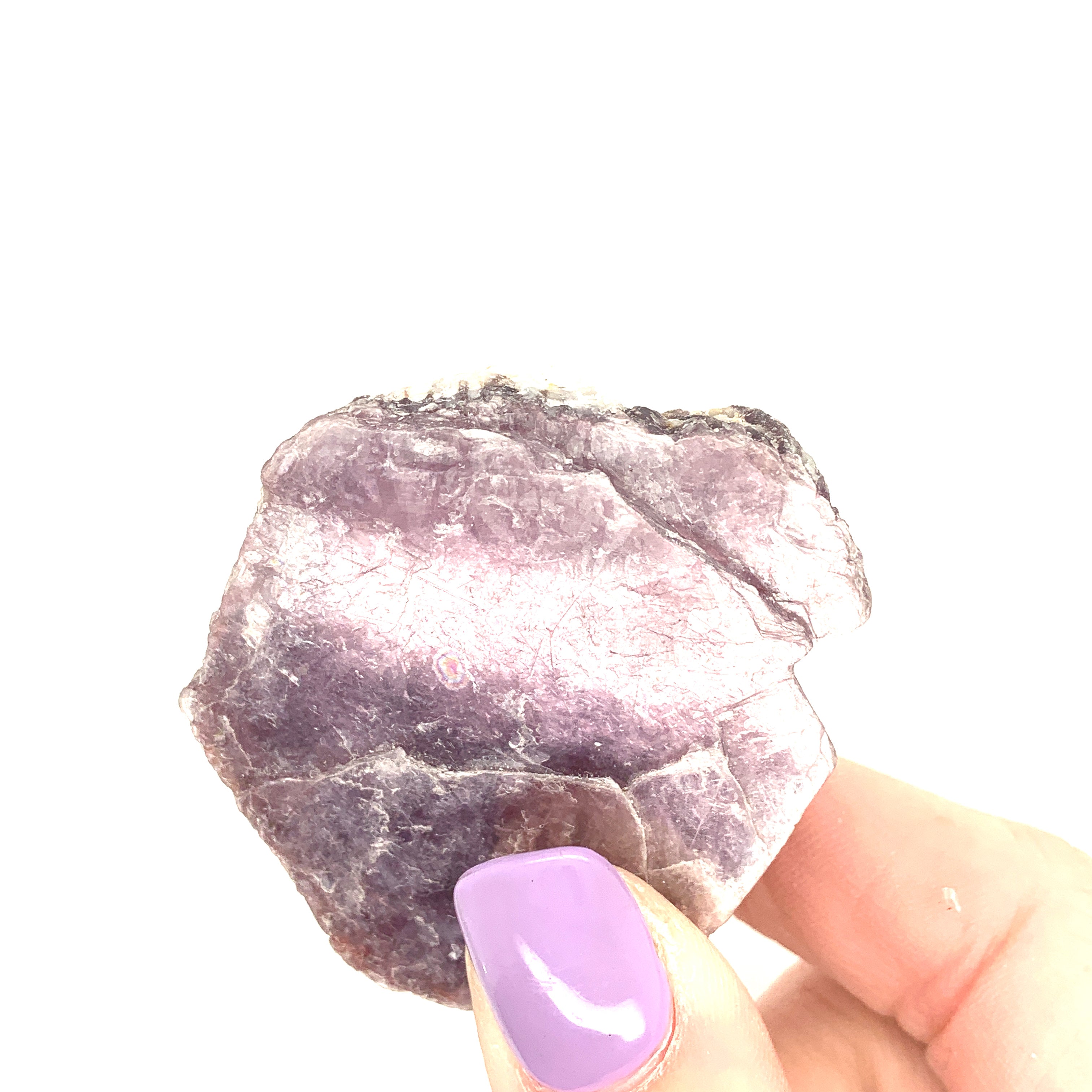 Lepidolite Book Raw Gemstone