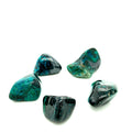 Cuprite in Shattuckite tumbled