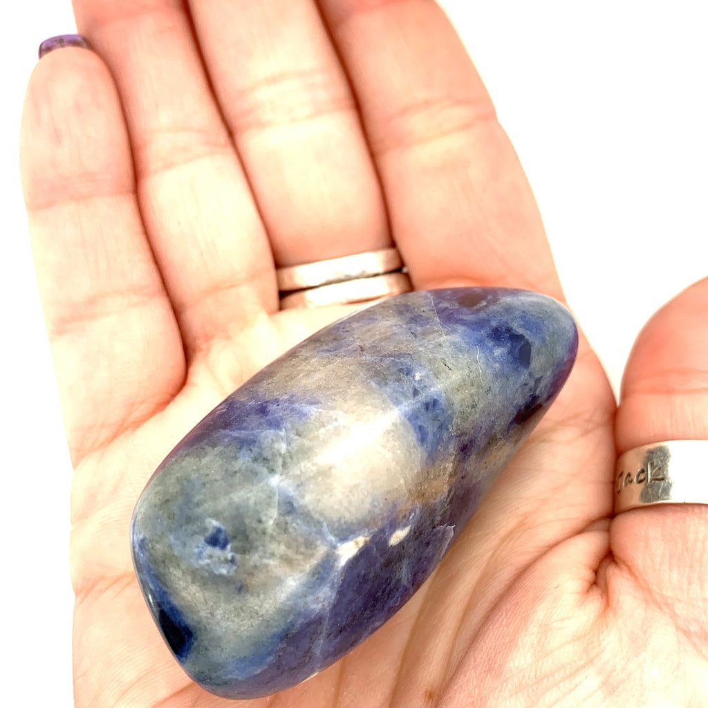 Sodalite  gemstone palm stones