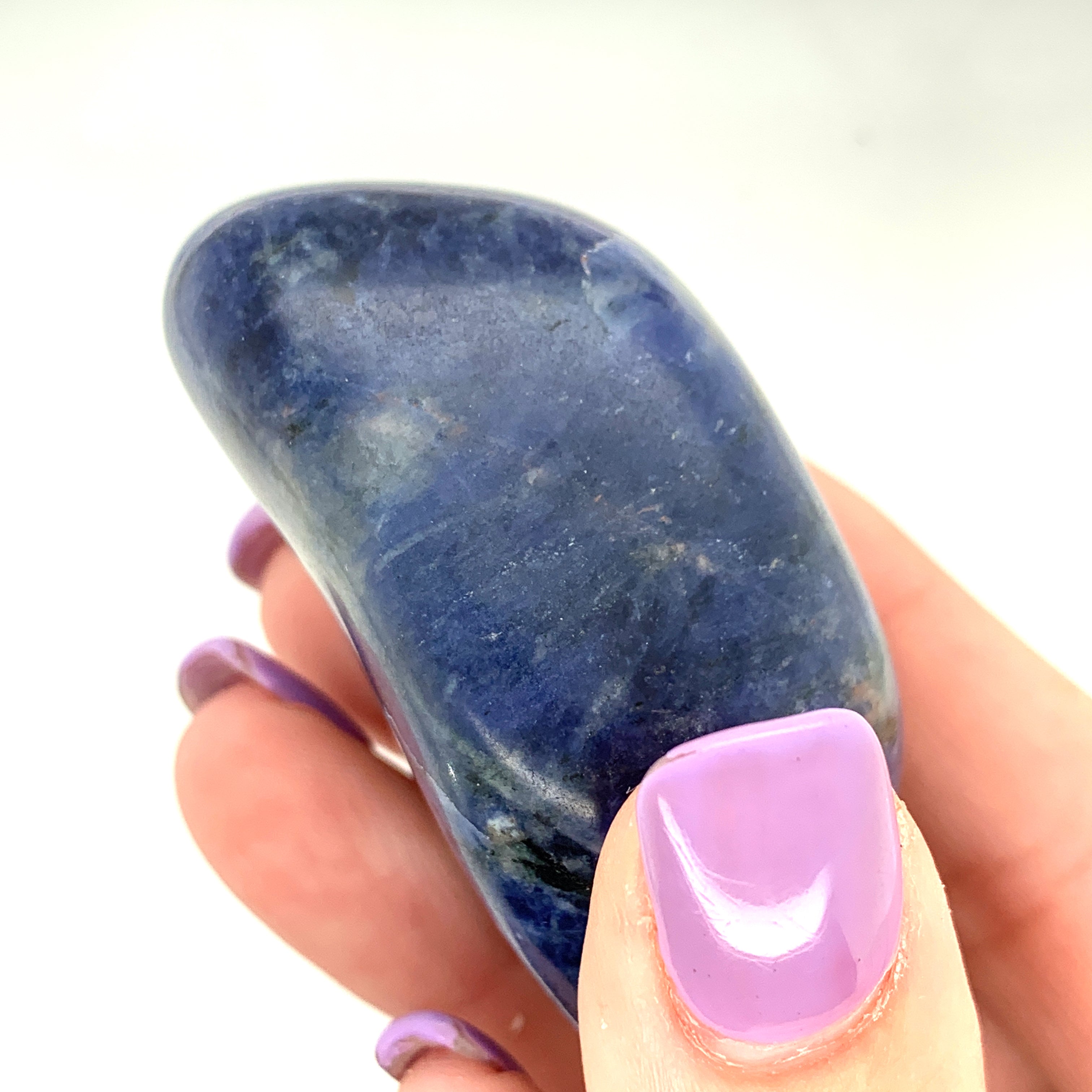 Sodalite  gemstone palm stones
