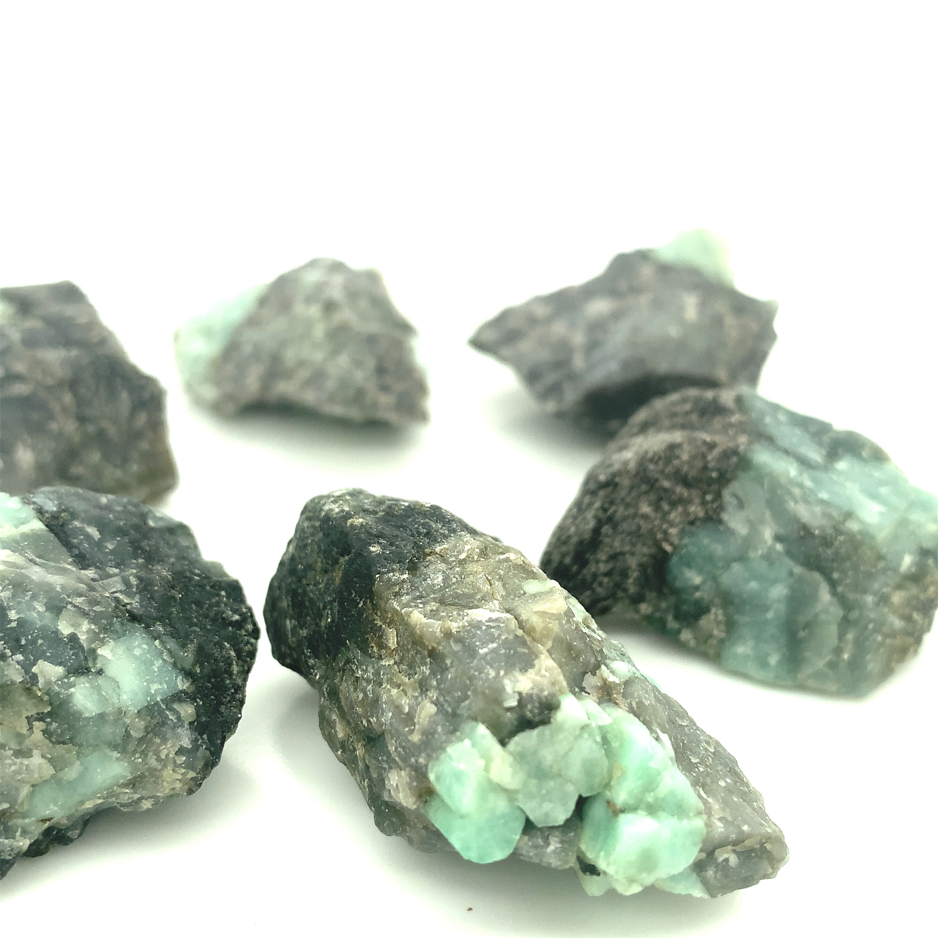 Emerald Raw Gemstones from South Africa - Zambia