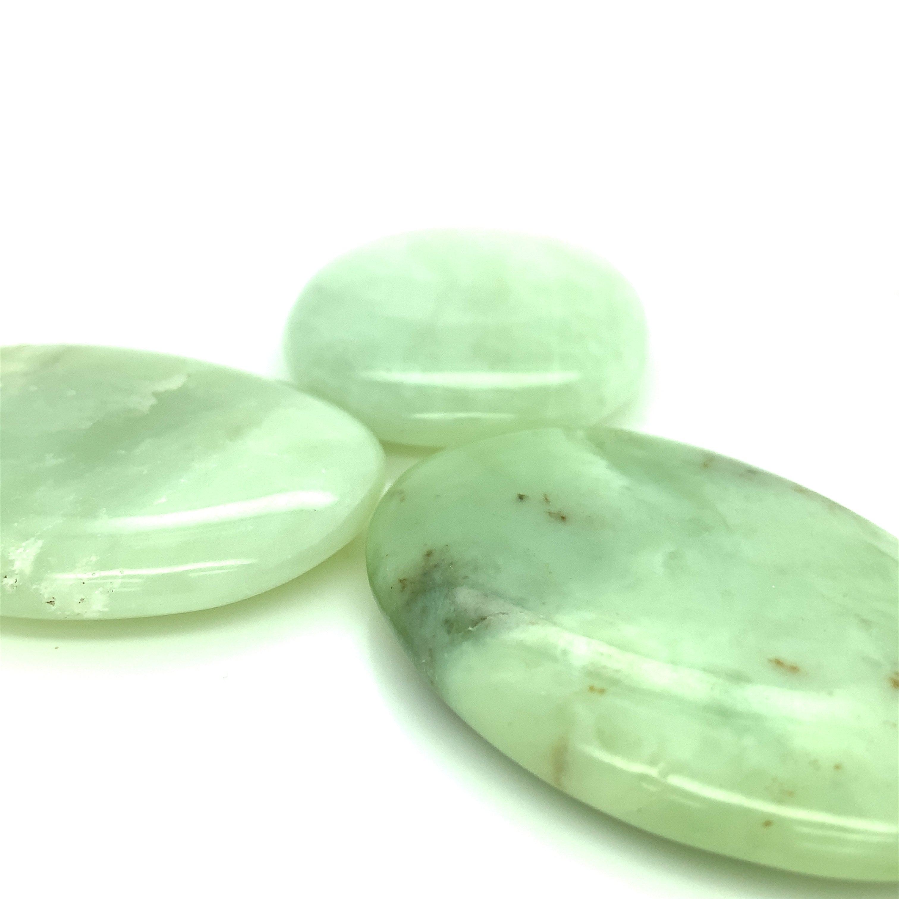 Jadeite, Green, Gemstone Palm Stones