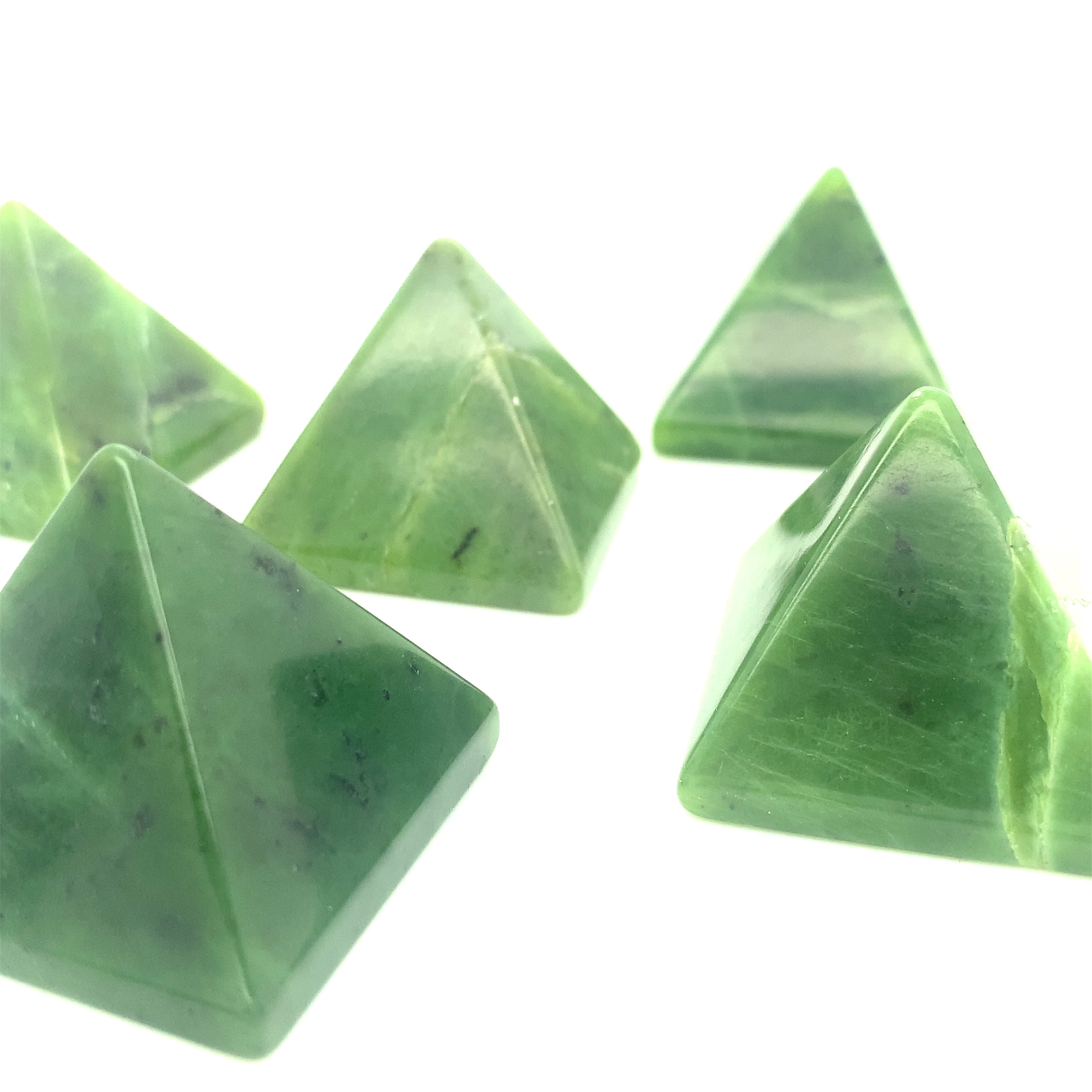 Jade, Green Gemstone Pyramid