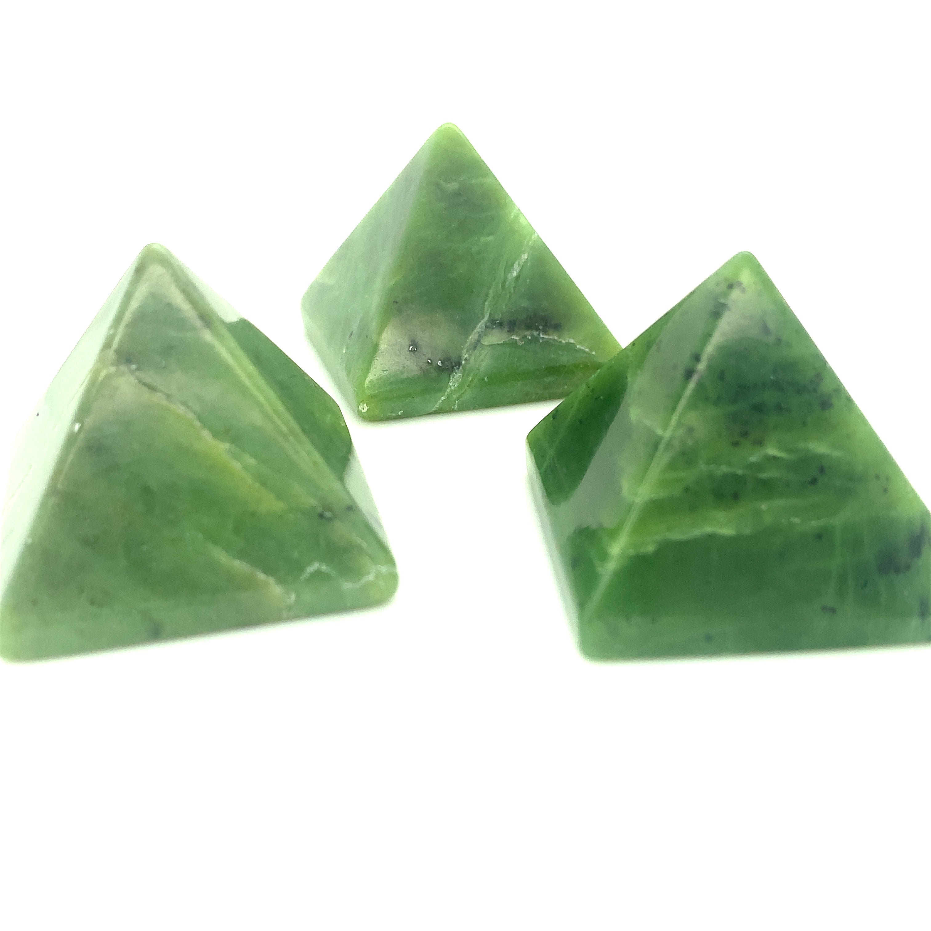 Jade, Green Gemstone Pyramid