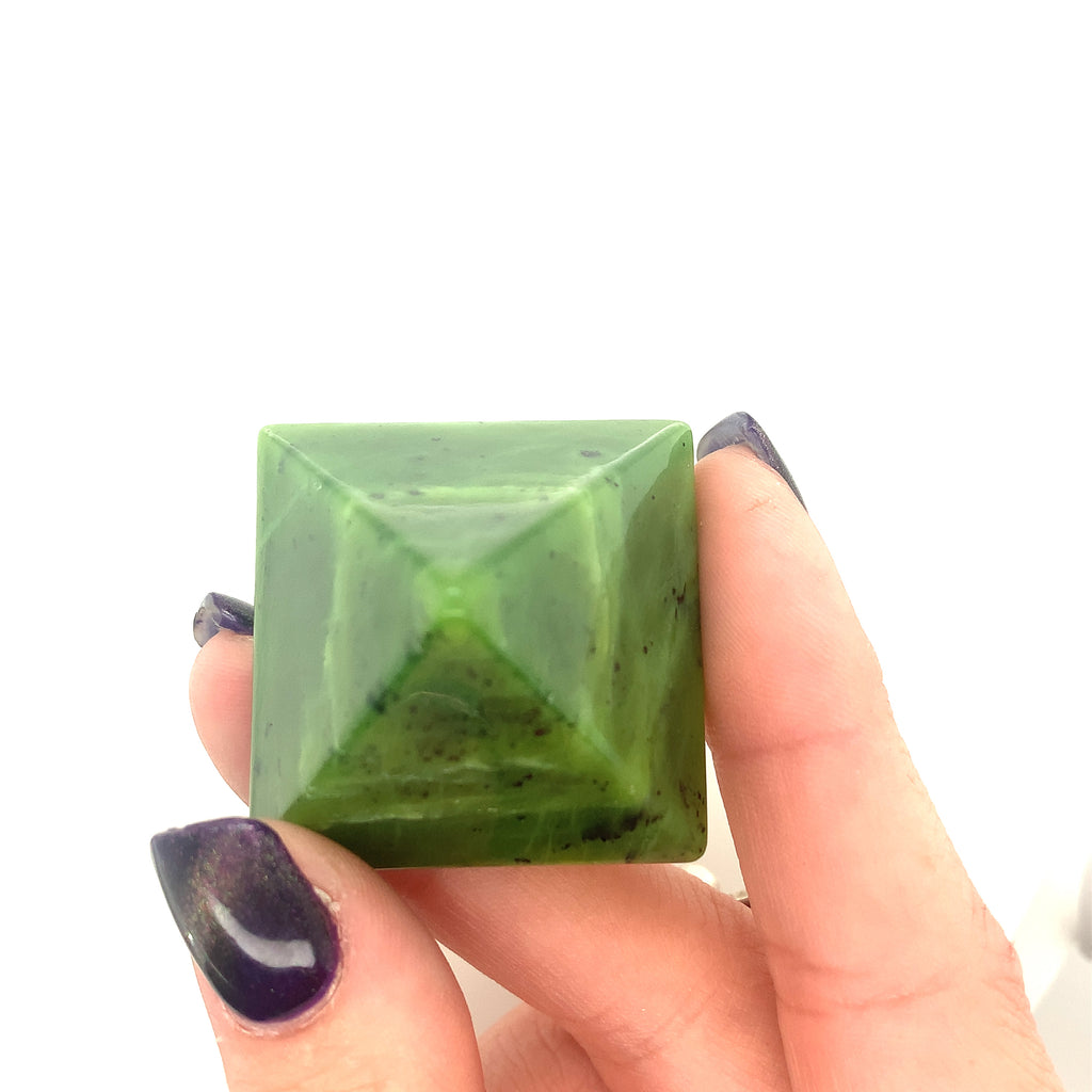 Jade, Green Gemstone Pyramid