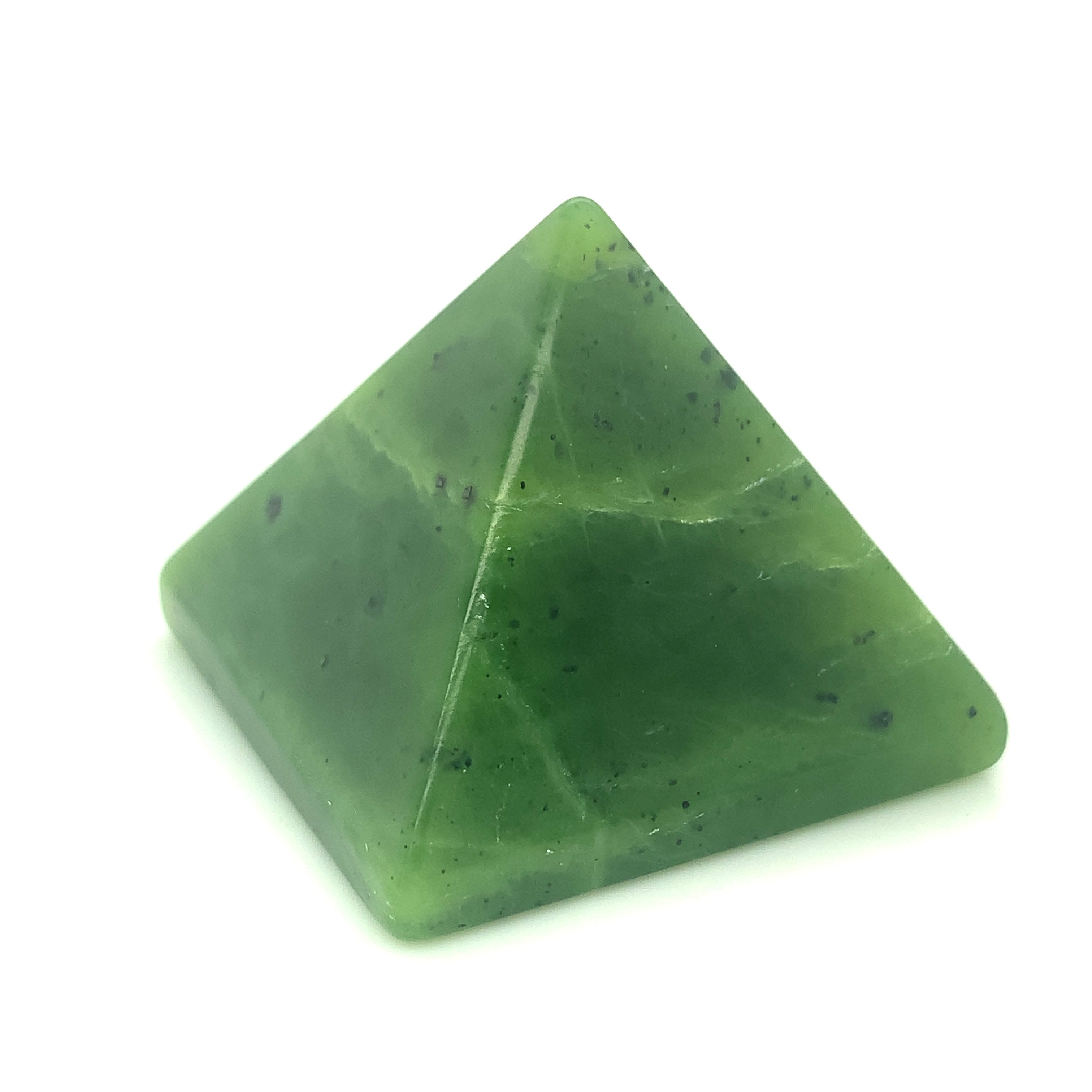Jade, Green Gemstone Pyramid