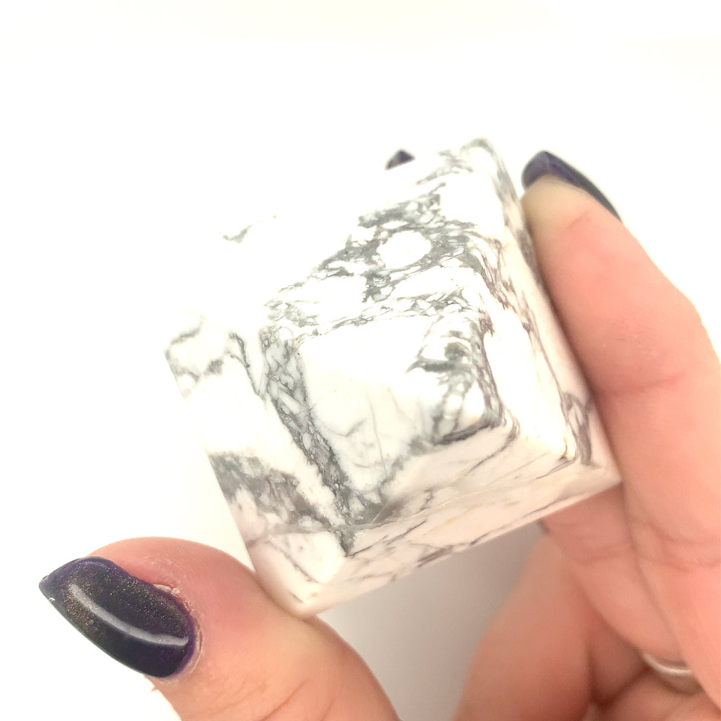 Howlite  gemstone pyramid