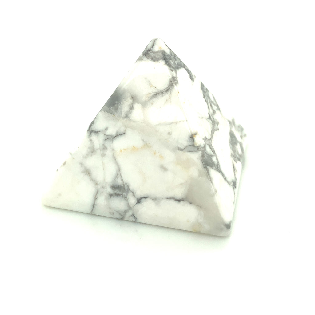 Howlite  gemstone pyramid