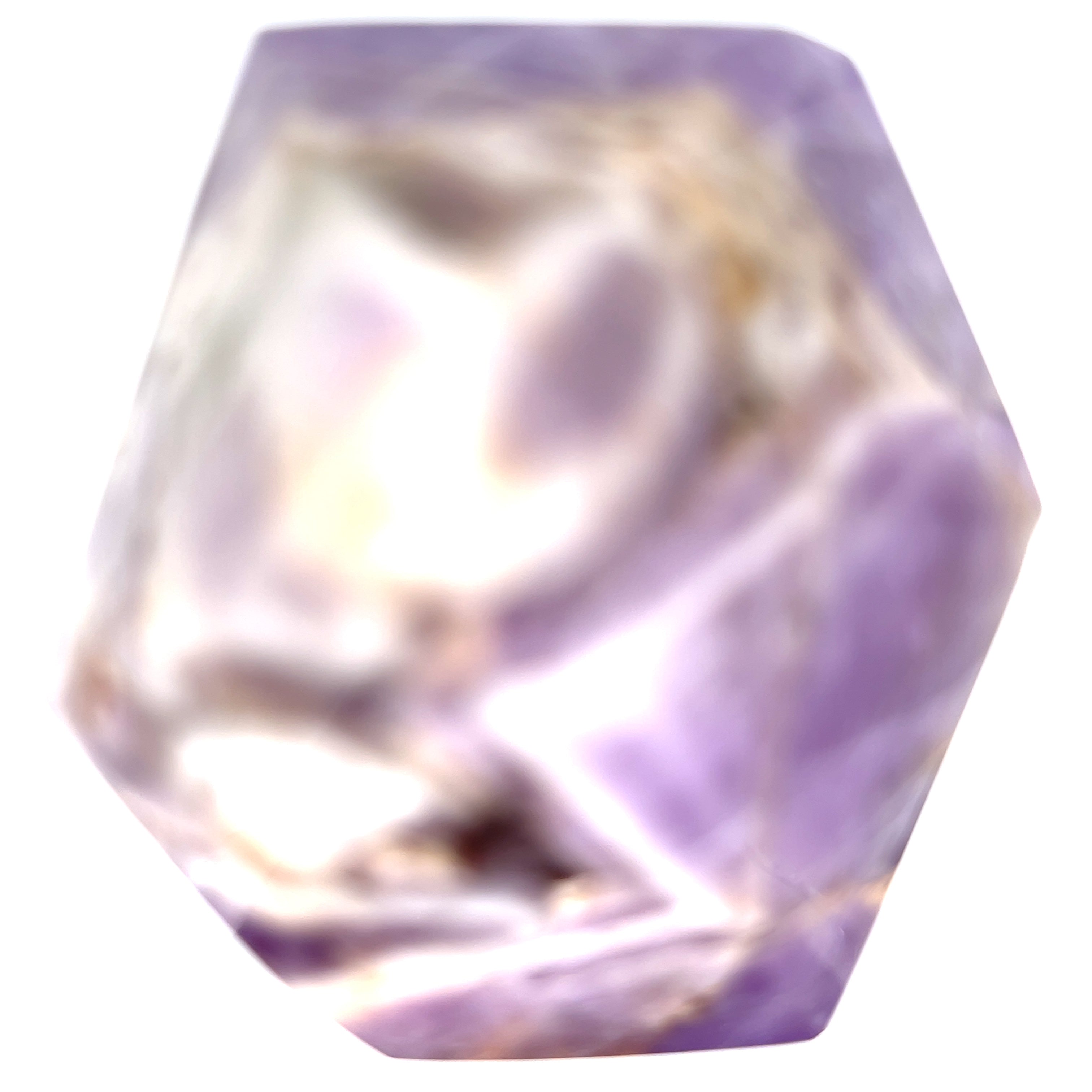 Chevron Amethyst Gemstone Tower