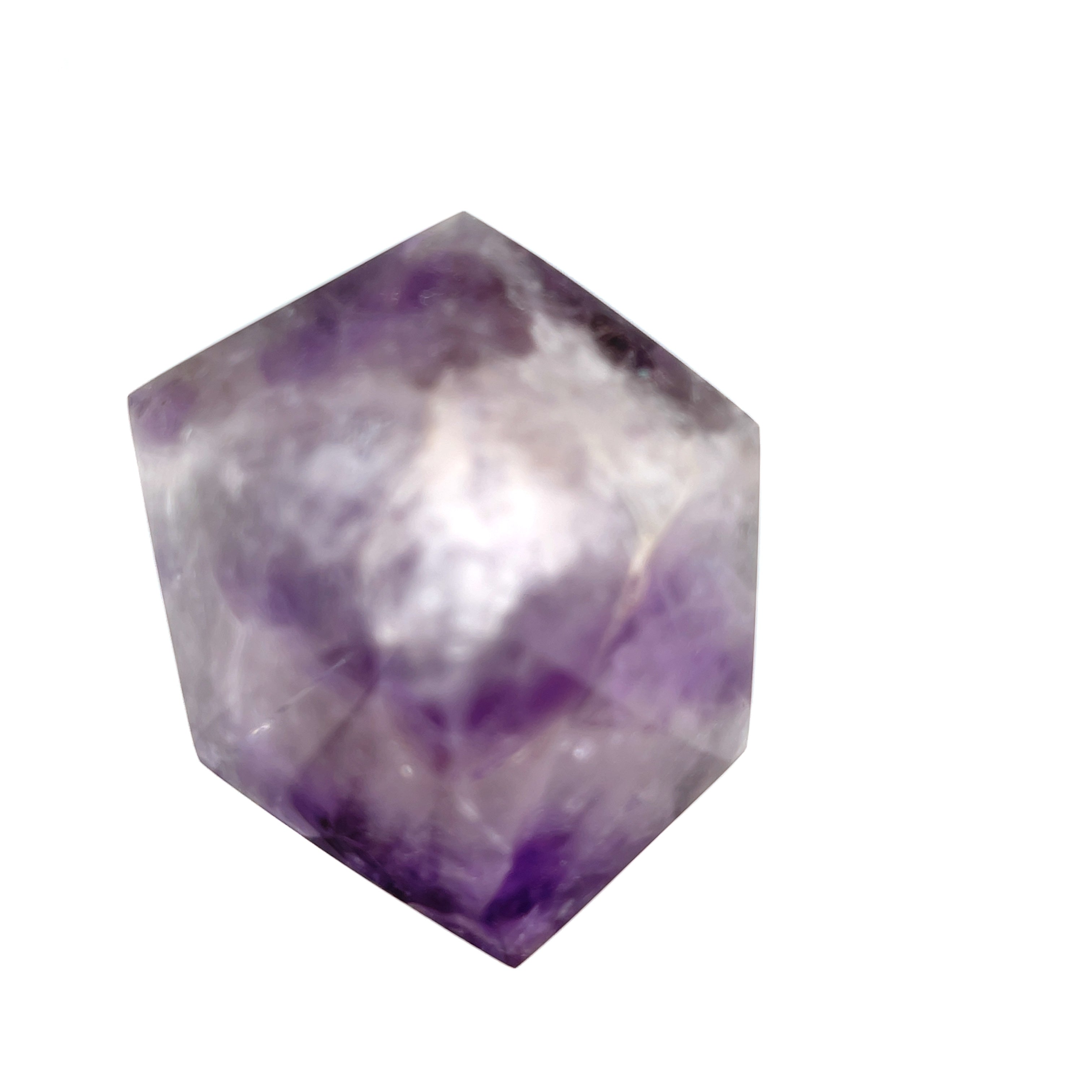 Chevron Amethyst Gemstone Tower