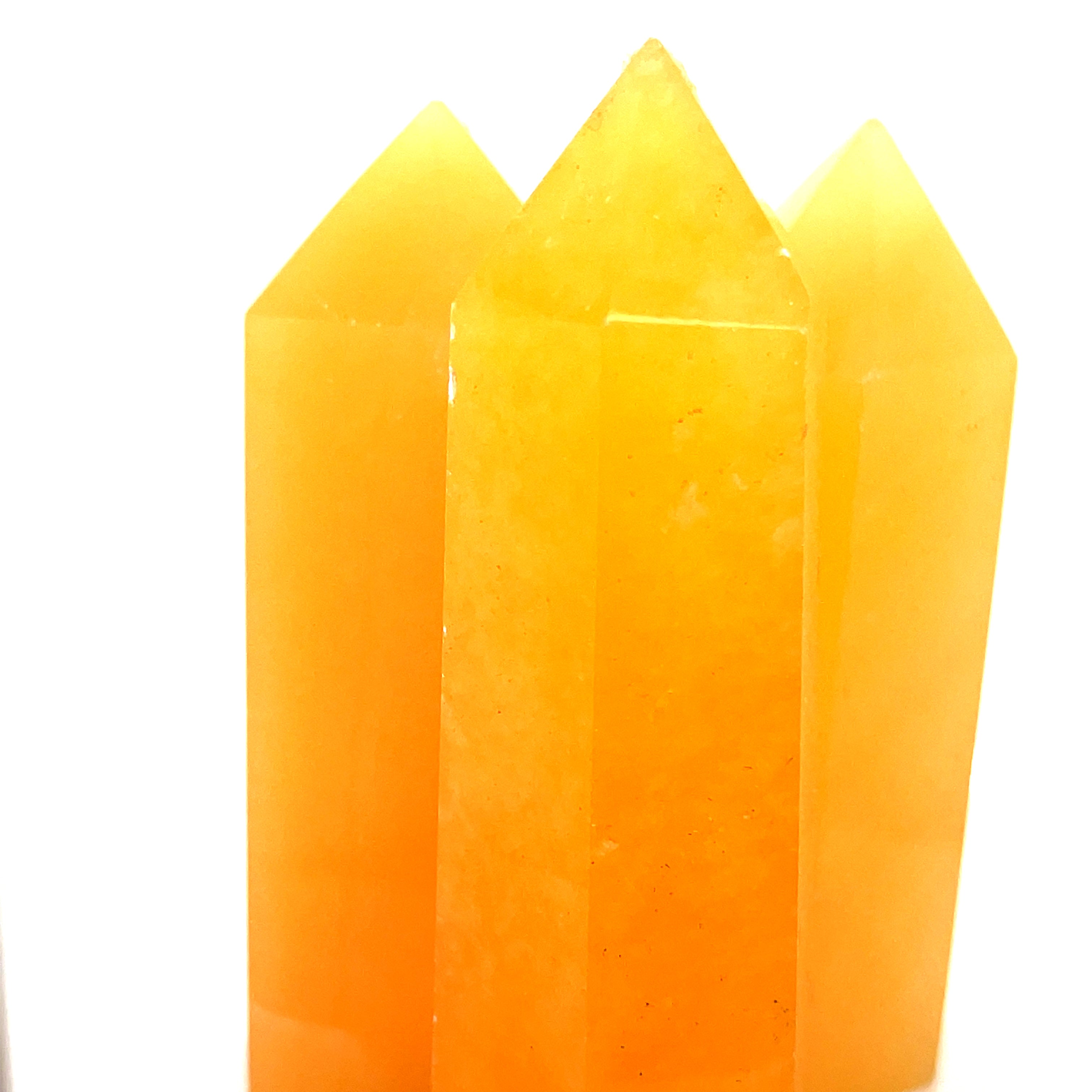 Orange Calcite Gemstone Tower