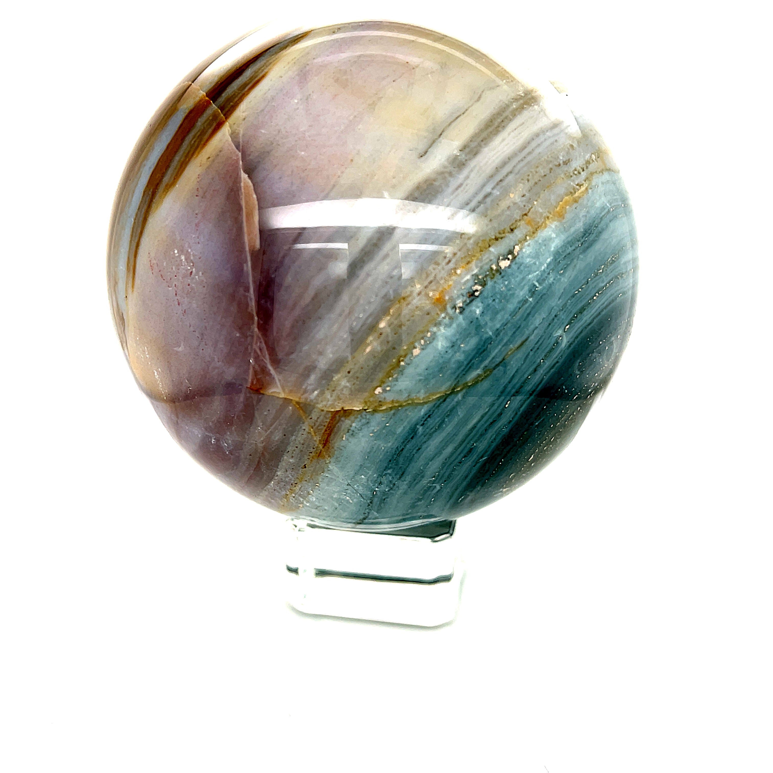 Ocean Jasper Gemstone Sphere