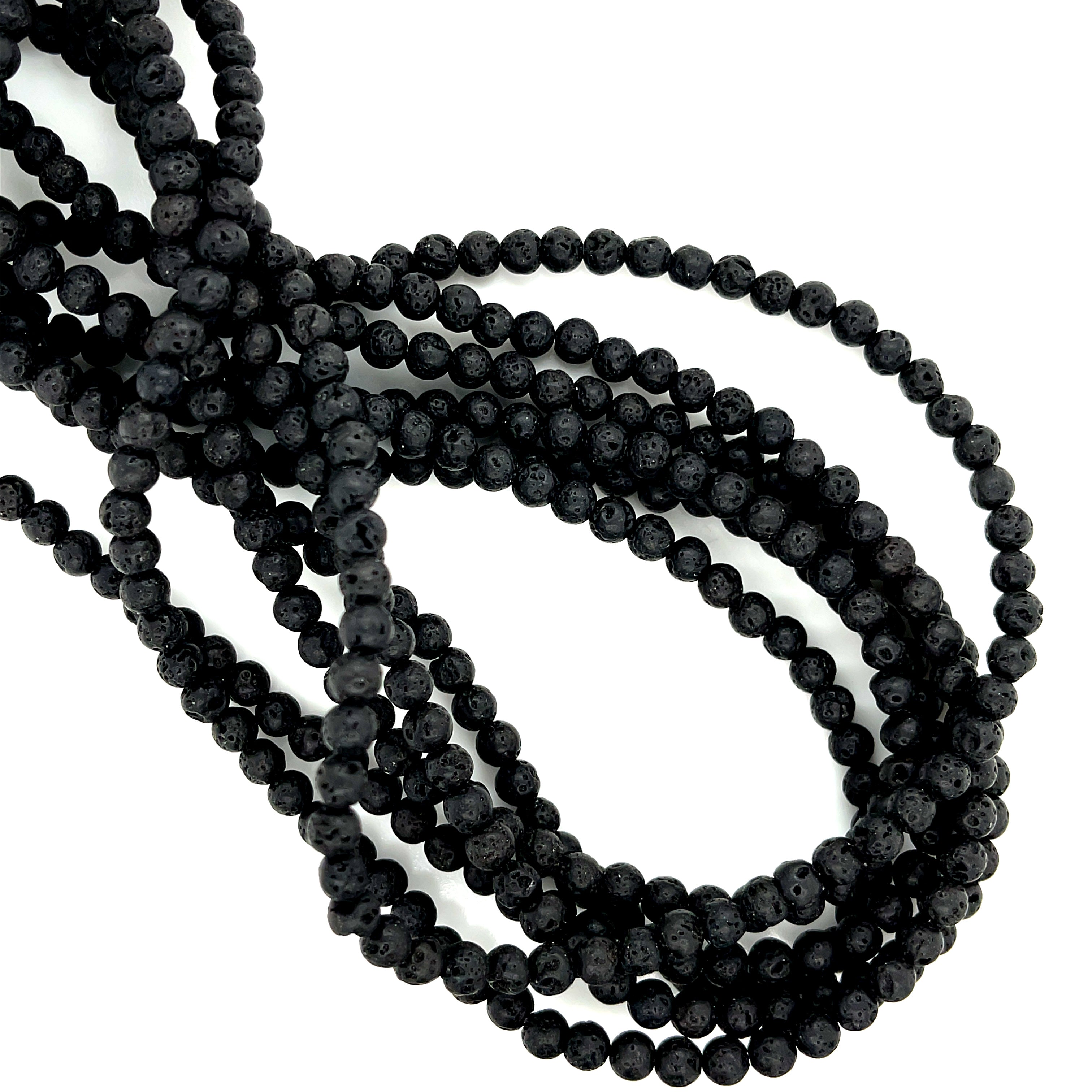 Lava Gemstone Strands, jewelry supplies