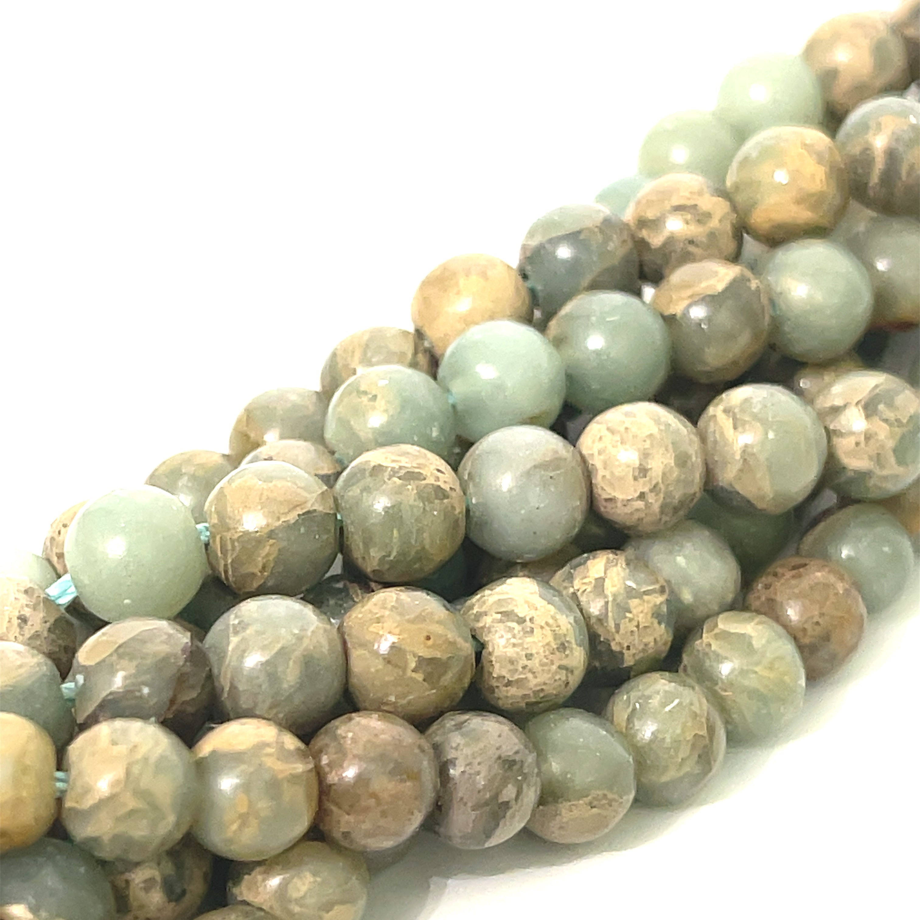 Aqua Terra Jasper gemstone strands, jewelry supplies