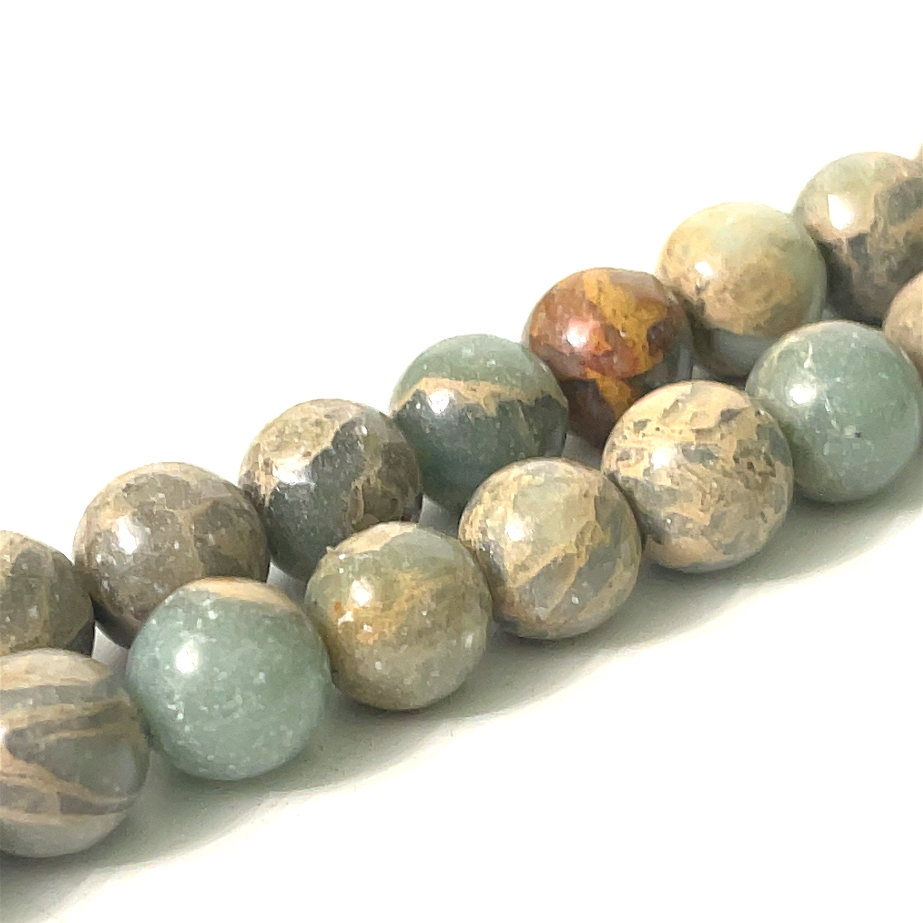 Aqua Terra Jasper gemstone strands, jewelry supplies