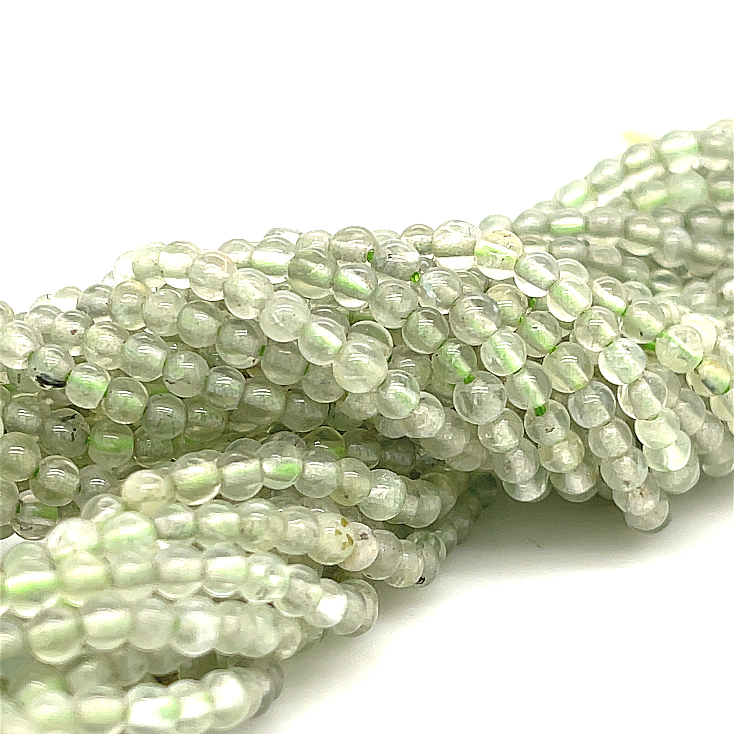 Green Garnet Gemstone Strands