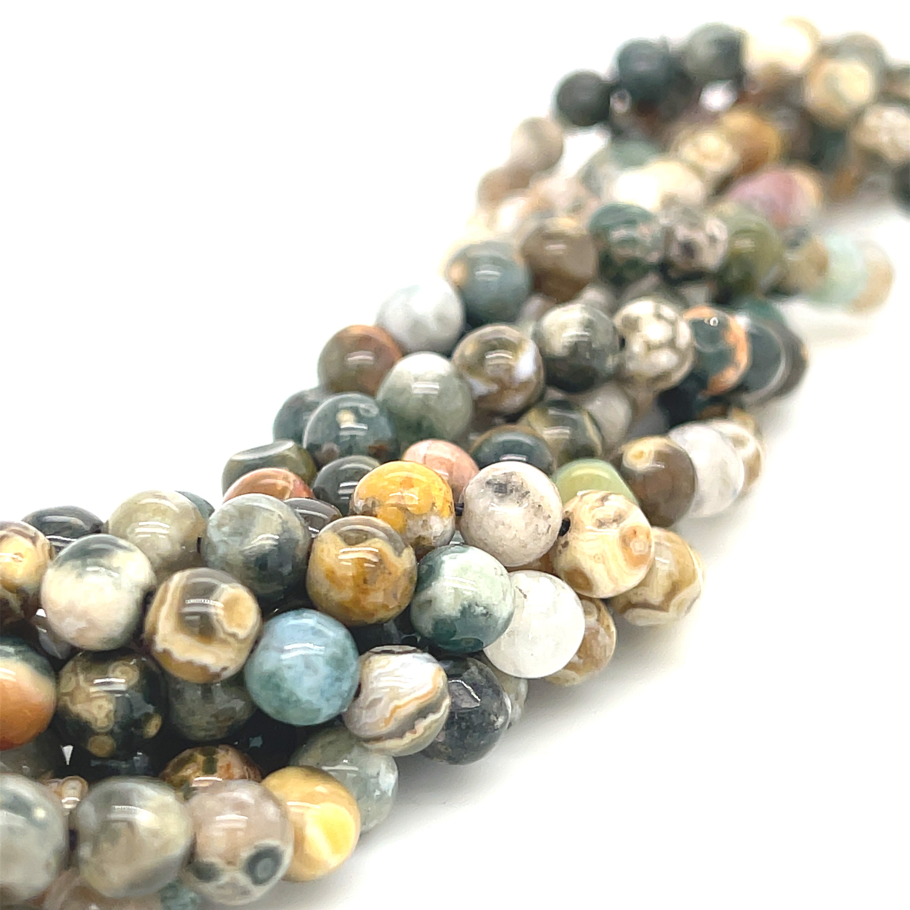 Ocean Jasper Gemstone Strands (Madagascar), jewelry supplies