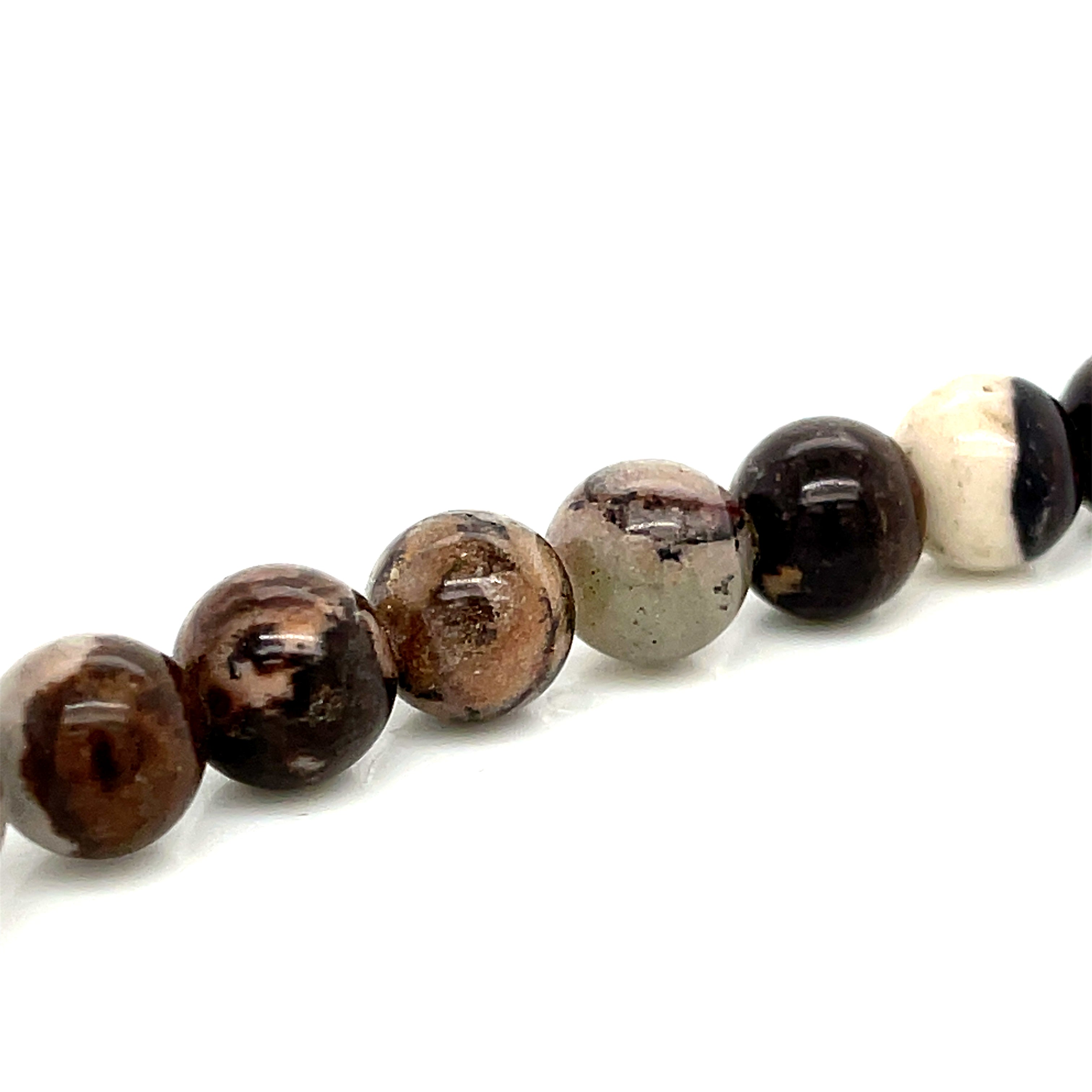 Outback Wood Jasper Gemstone Strand