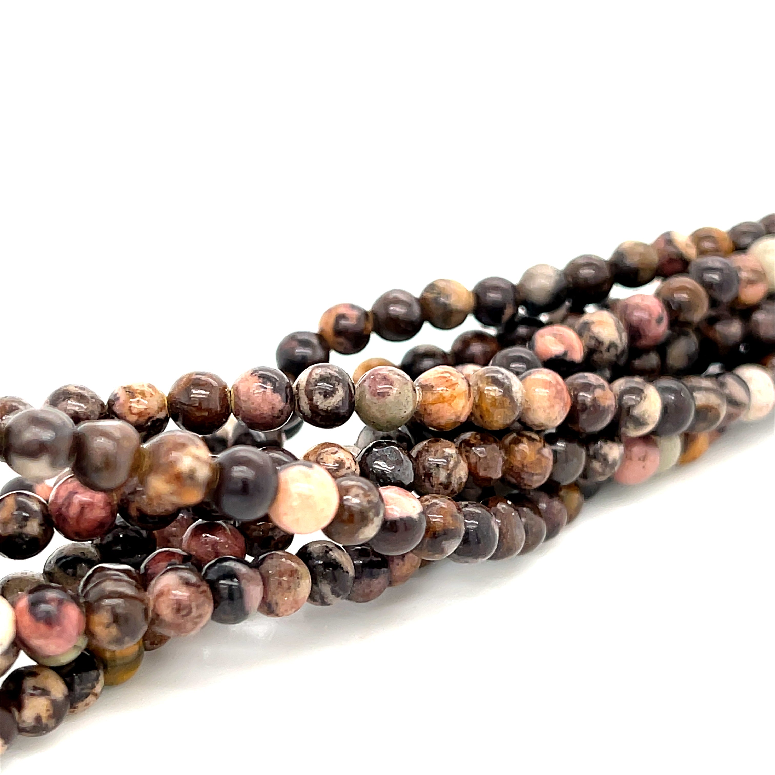 Outback Wood Jasper Gemstone Strand