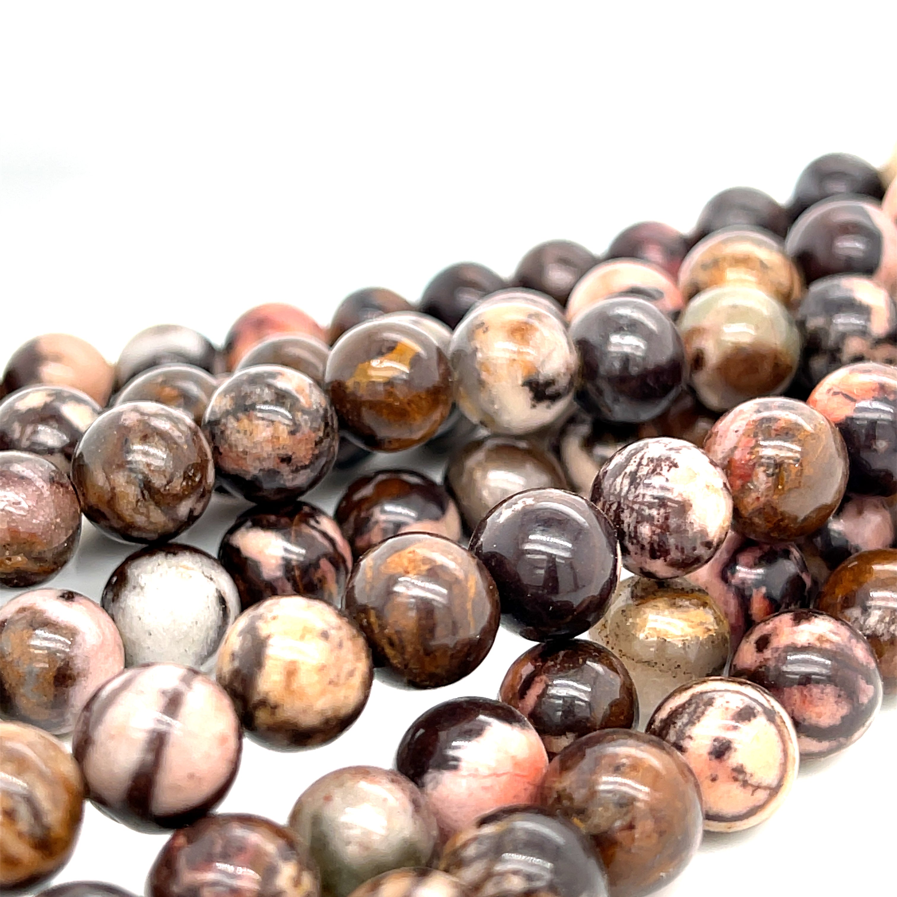 Outback Wood Jasper Gemstone Strand