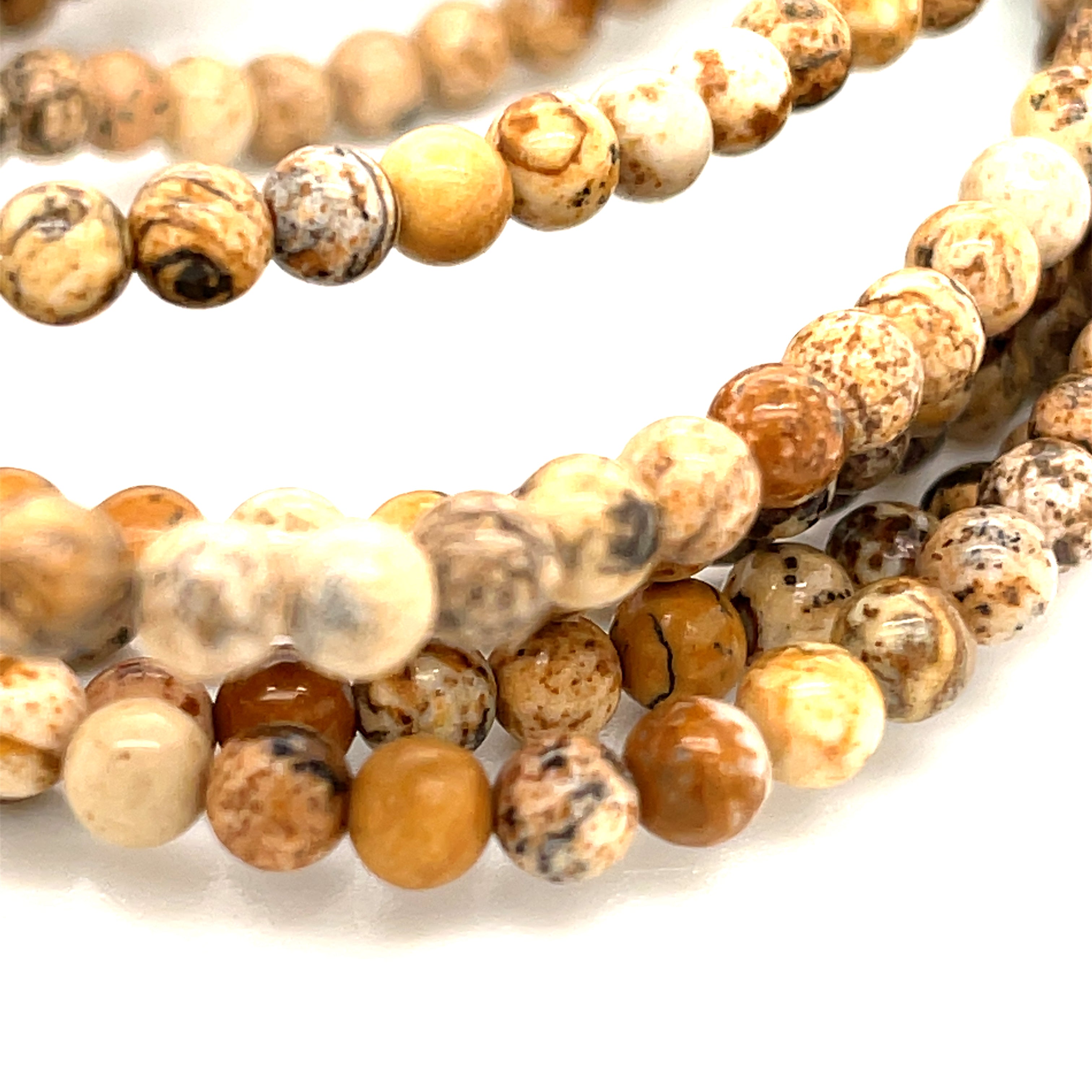 Picture Jasper Gemstone Strands